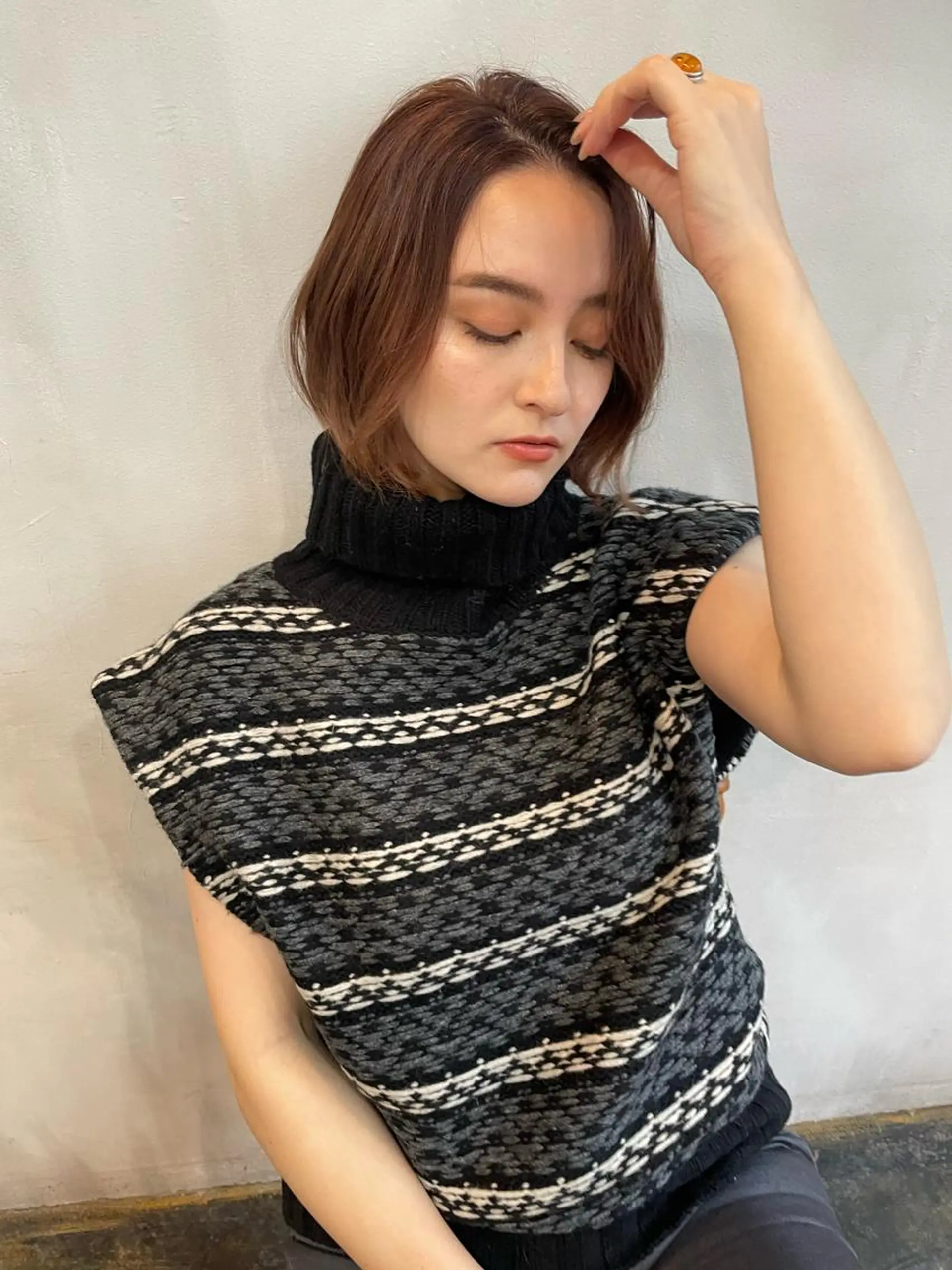 ショート カラー ショート/ボブ/ 心斎橋/宮脇美奈のヘアスタイル