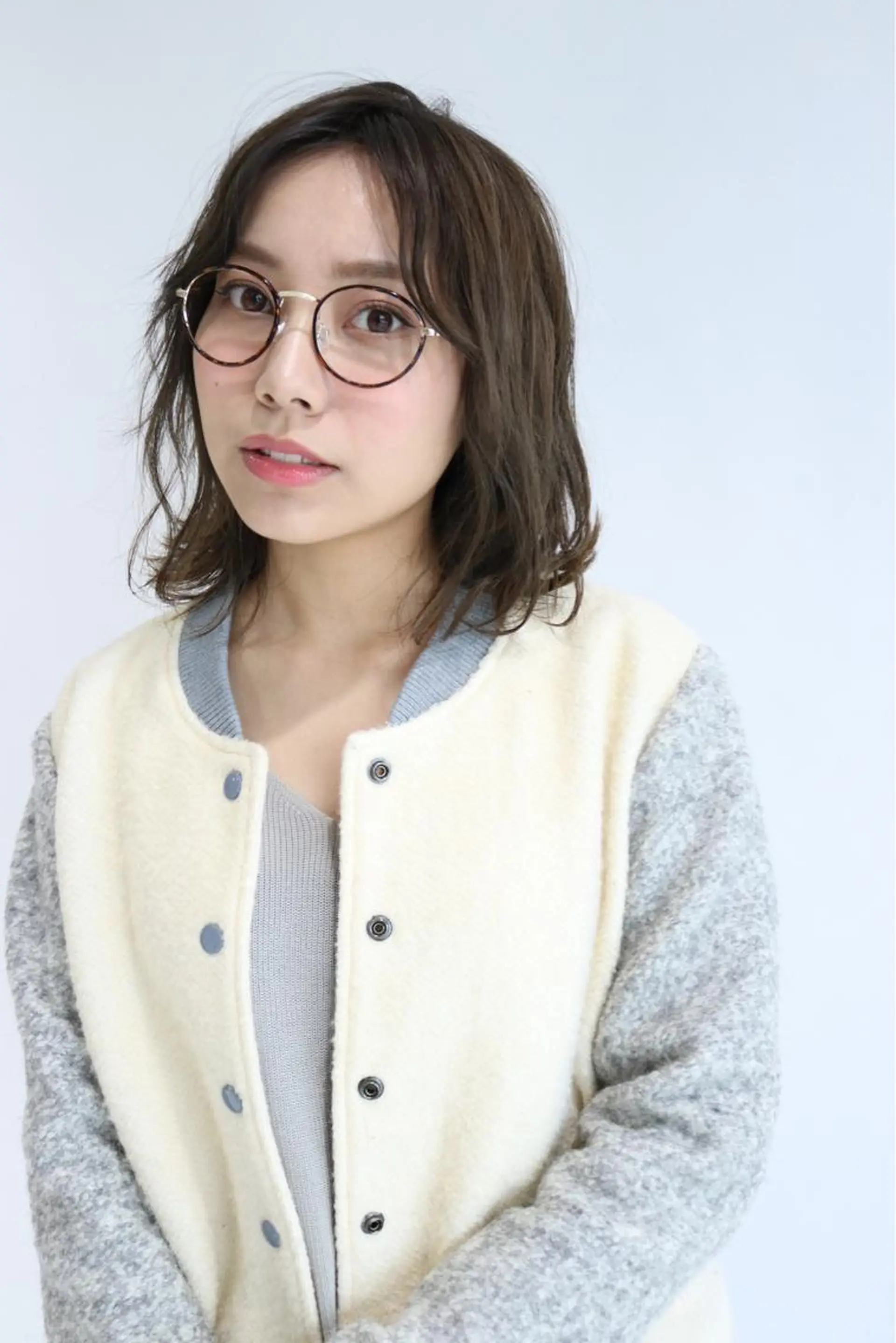 ミディアム カラー アッシュ ミント 統括ディレクター kuriのヘアスタイル