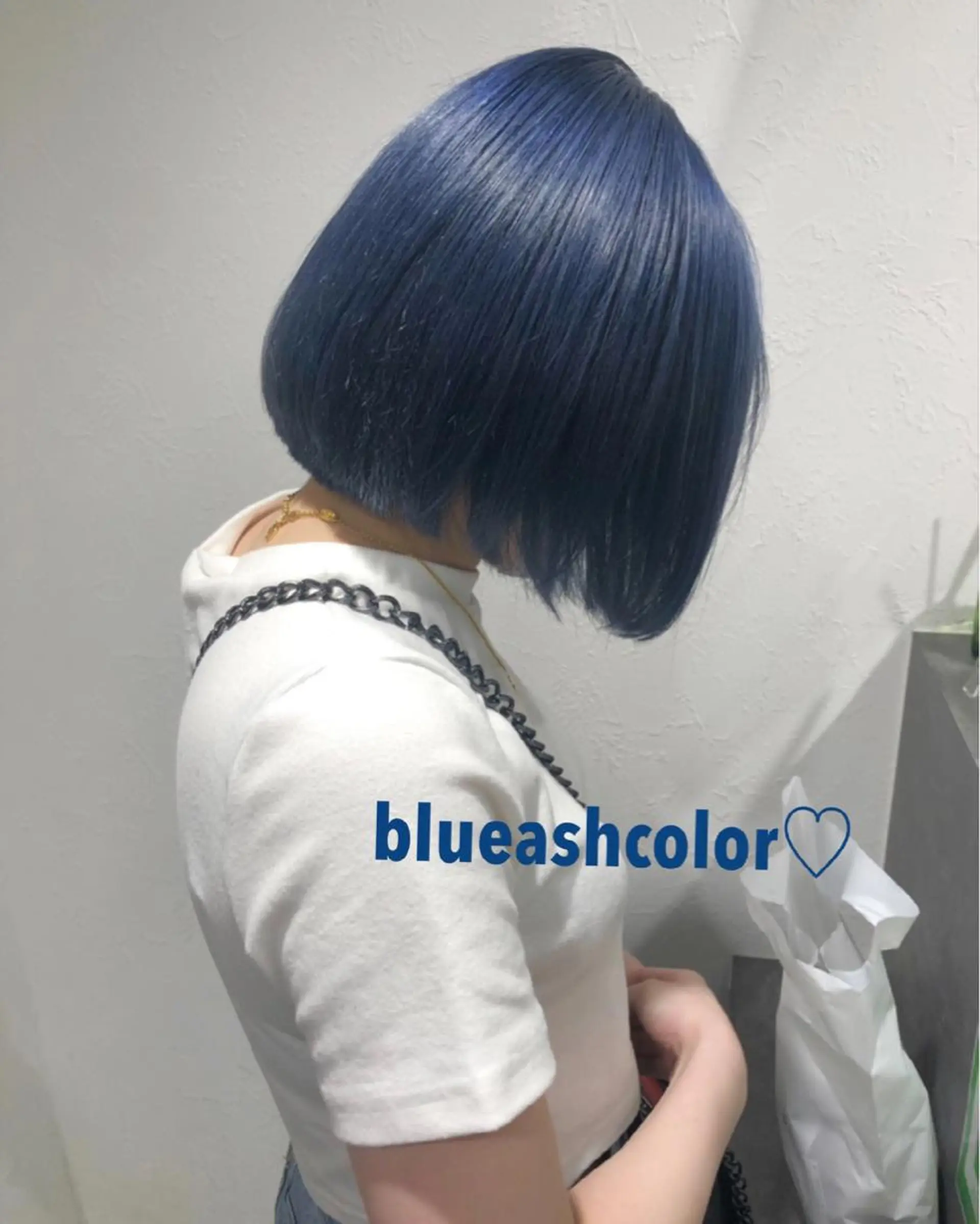 ミディアム カラー ネイビーカラー ヘアカラー 🤍2nd🤍田所 美希のヘアスタイル