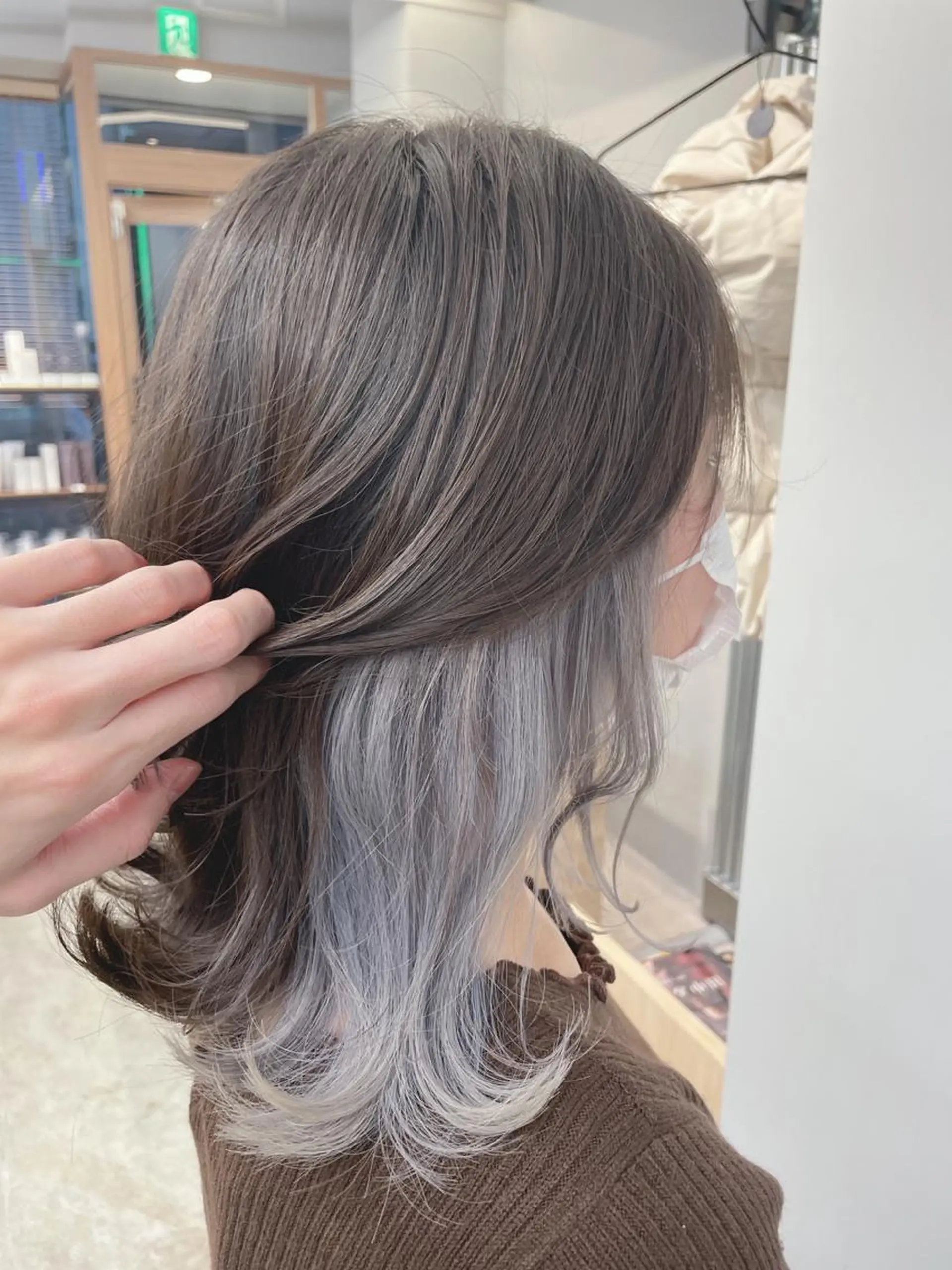 ミディアム SAEKI【ior 】北千住店ブリーチのヘアスタイル