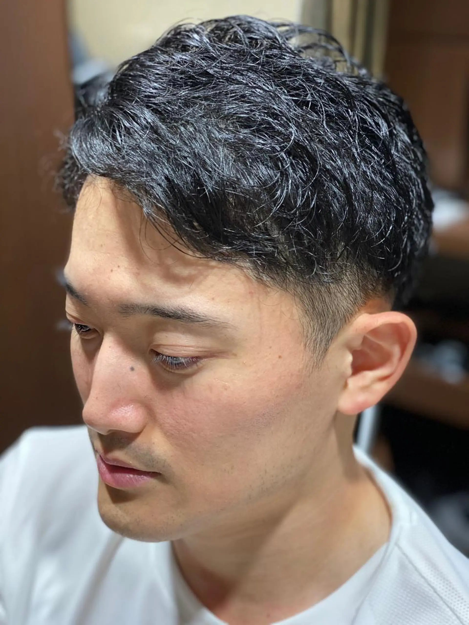 ショート メンズ 波岡 萩斗のヘアスタイル