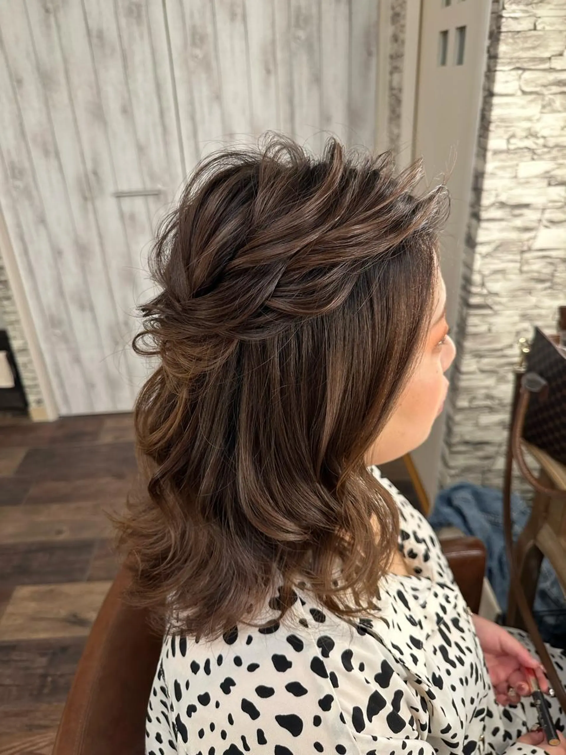 ミディアム ヘアアレンジ hair make  Lucciのヘアスタイル