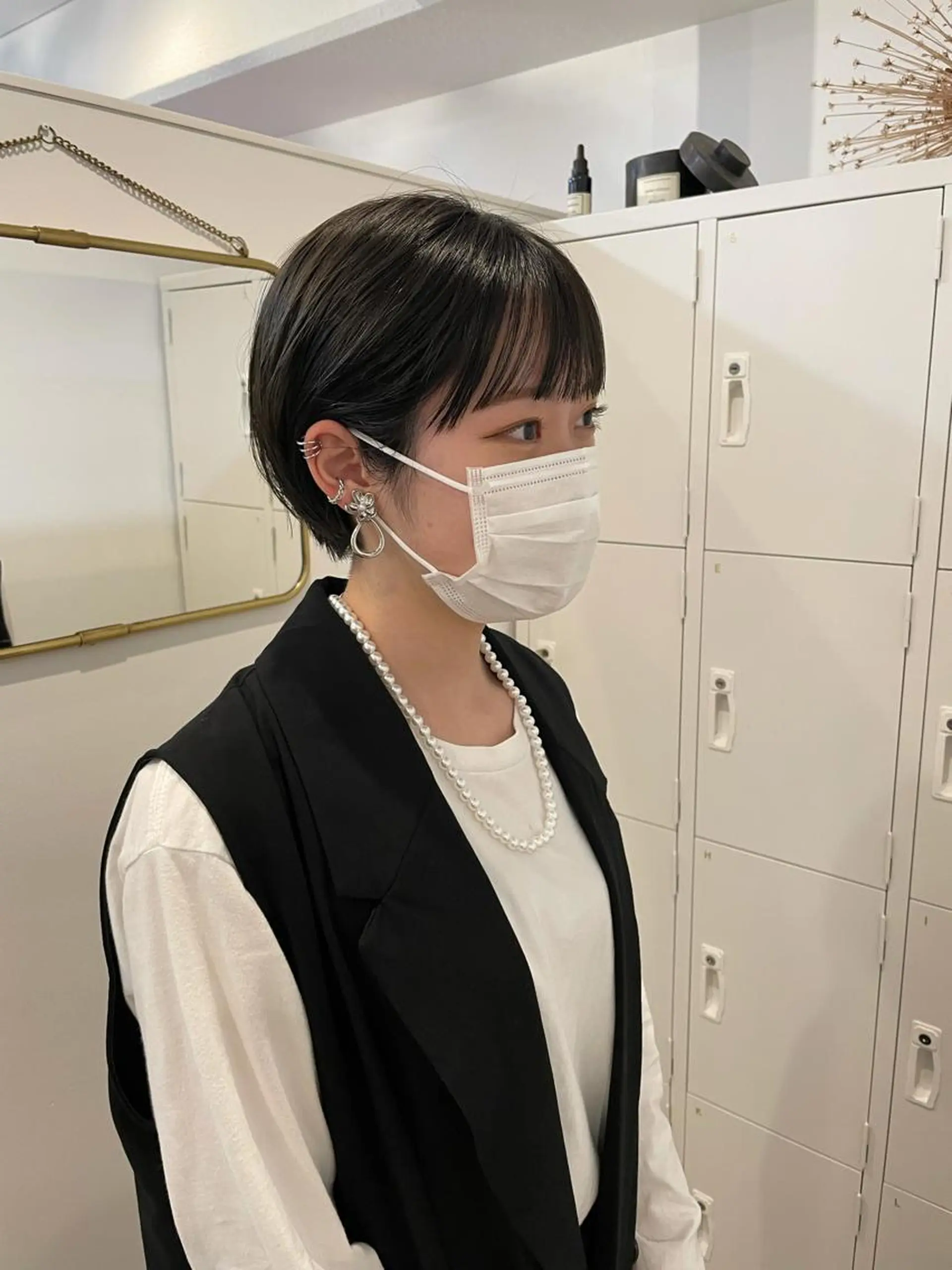 ショート 大迫 江梨のヘアスタイル