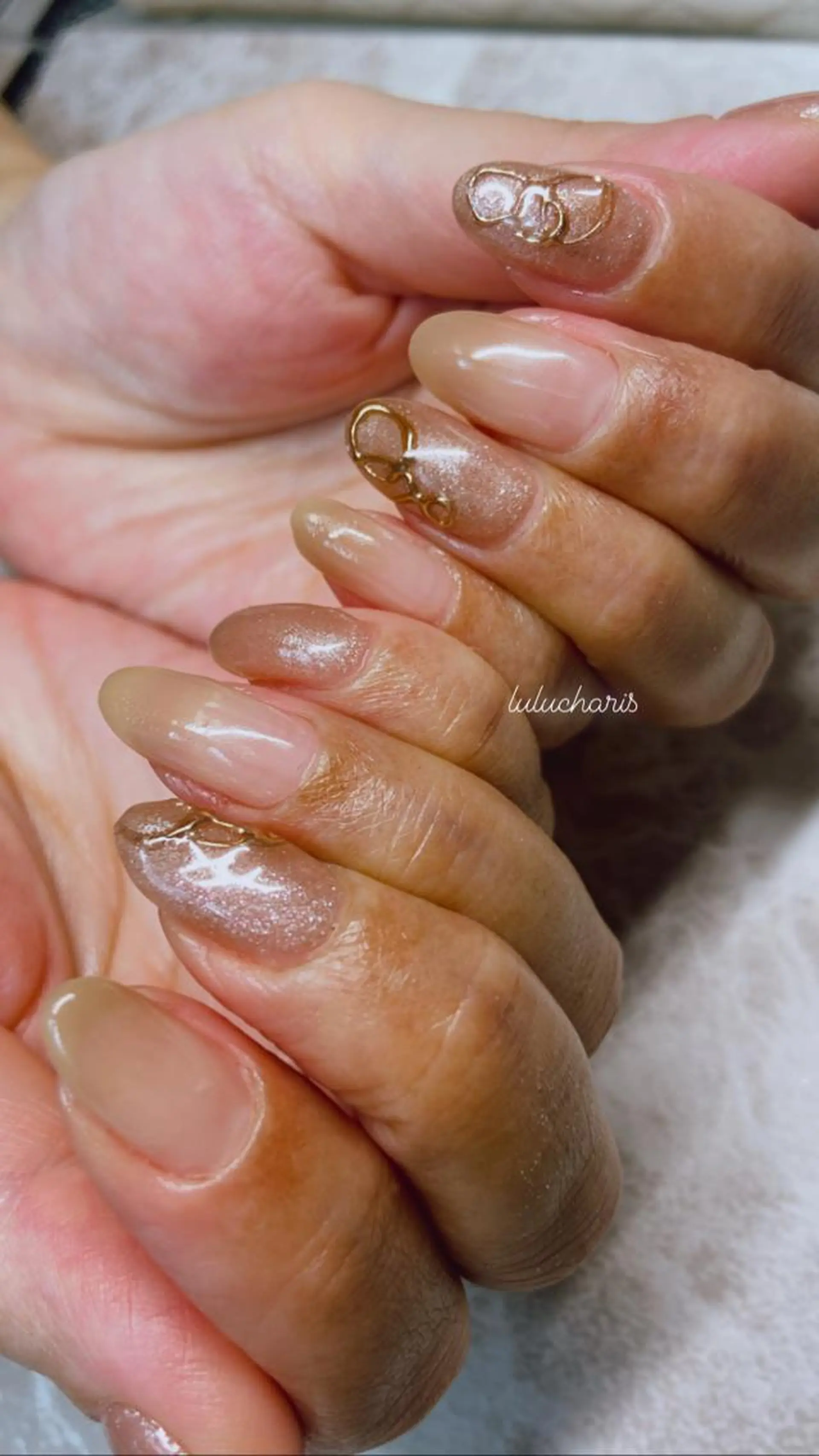 ネイル シンプルネイル lulucharis nailのネイルデザイン