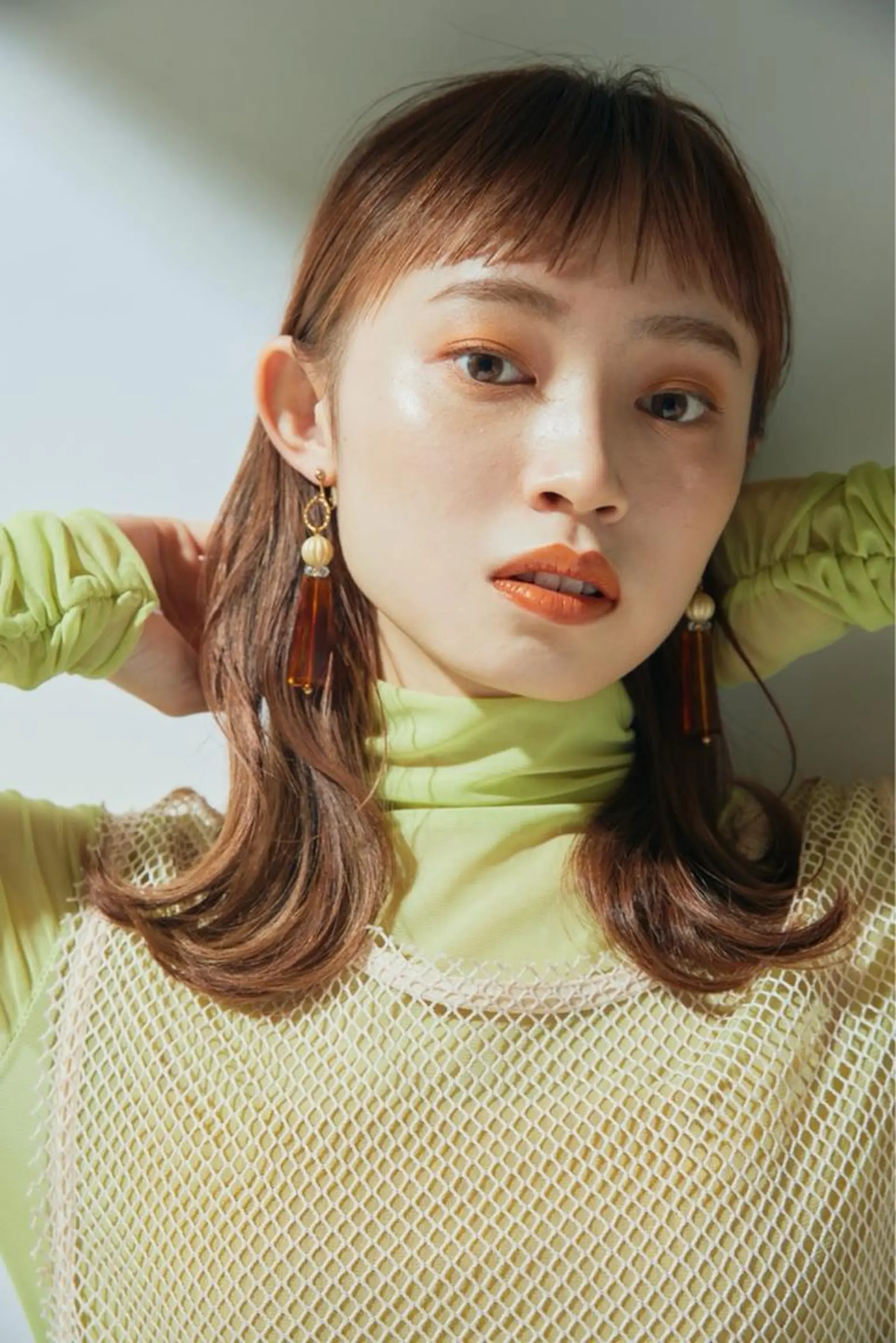 セミロング カット ヘアカラー 🎨インナーカラー が得意👍新垣⚜️のヘアスタイル