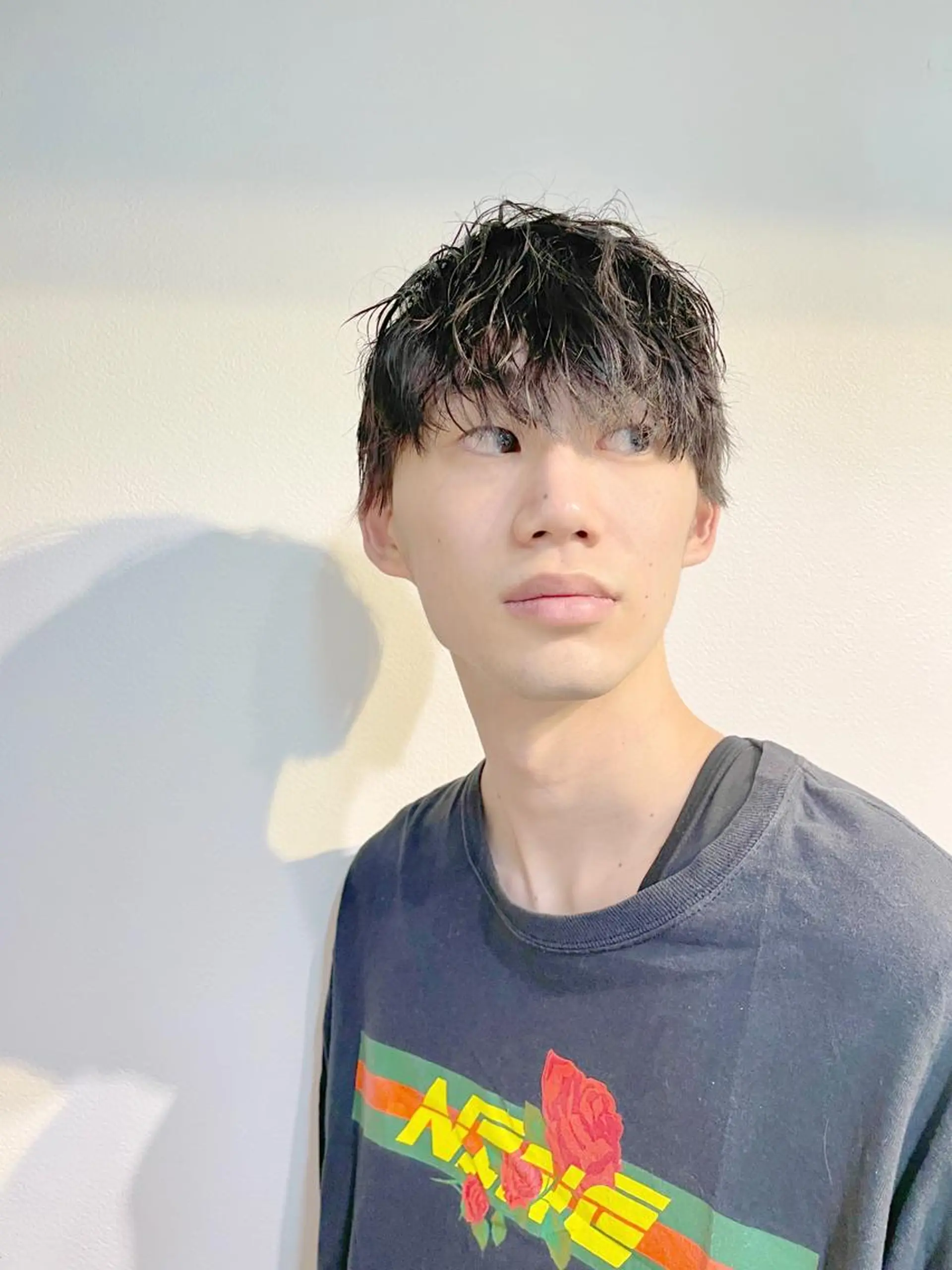 ミディアム パーマ ヘアアレンジ メンズ Kamiya's TOKYO 安孫子のヘアスタイル