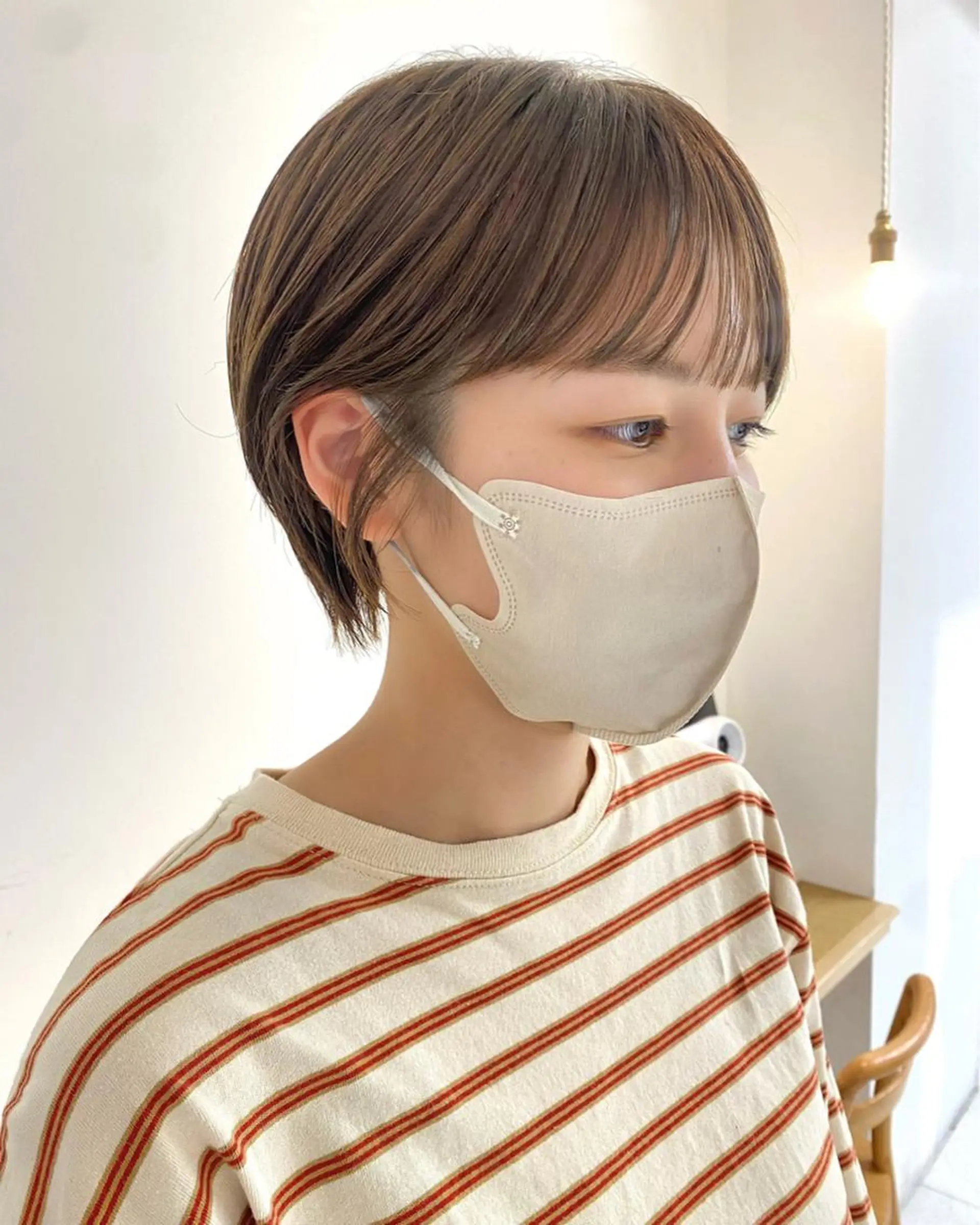 ショート カラー カット ヘアカラー トリートメント 安永 涼のヘアスタイル