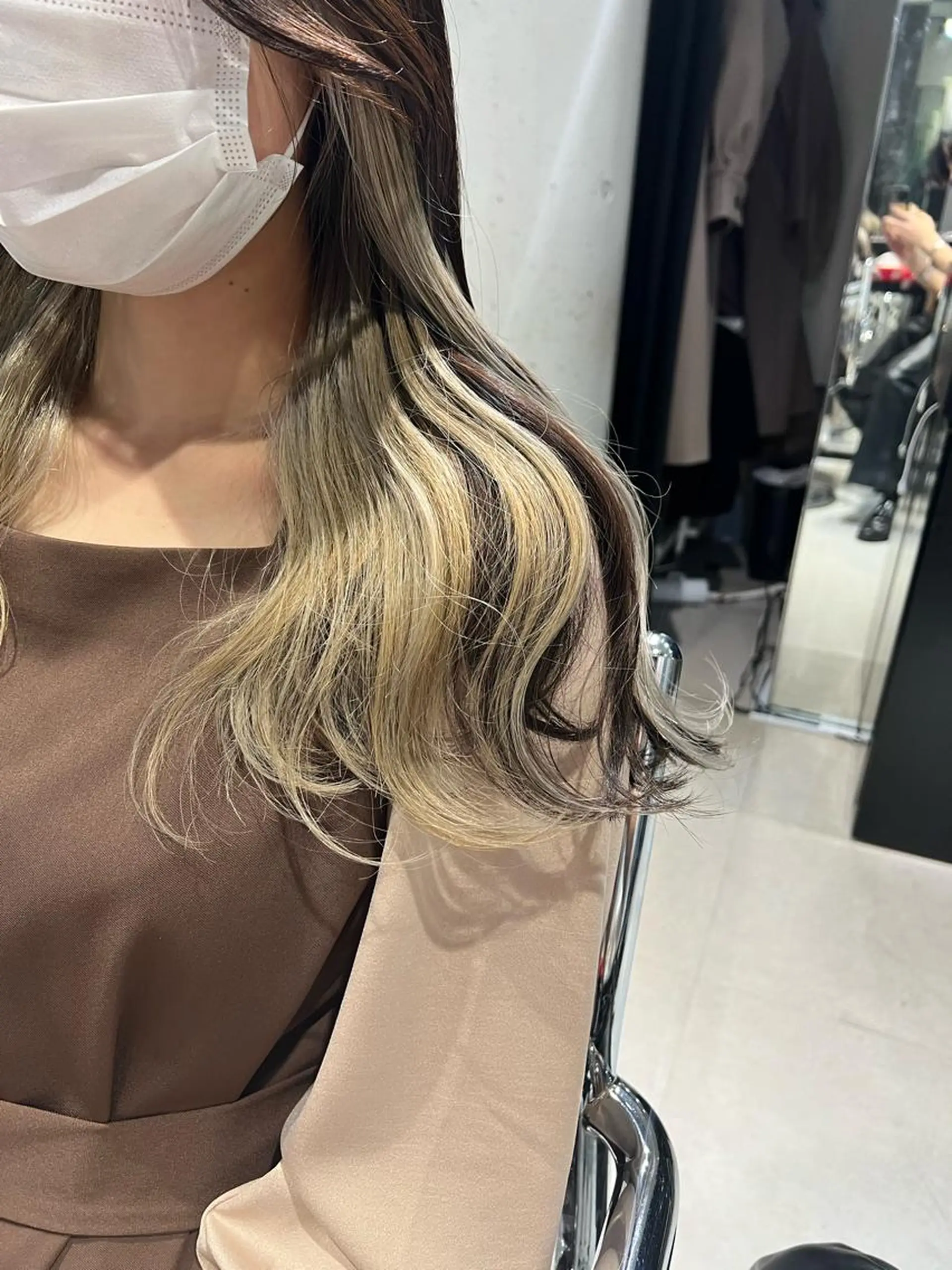 ロング カラー ヘアカラー トリートメント 赤みゼロ/透明感 カラー🌿KANTAのヘアスタイル