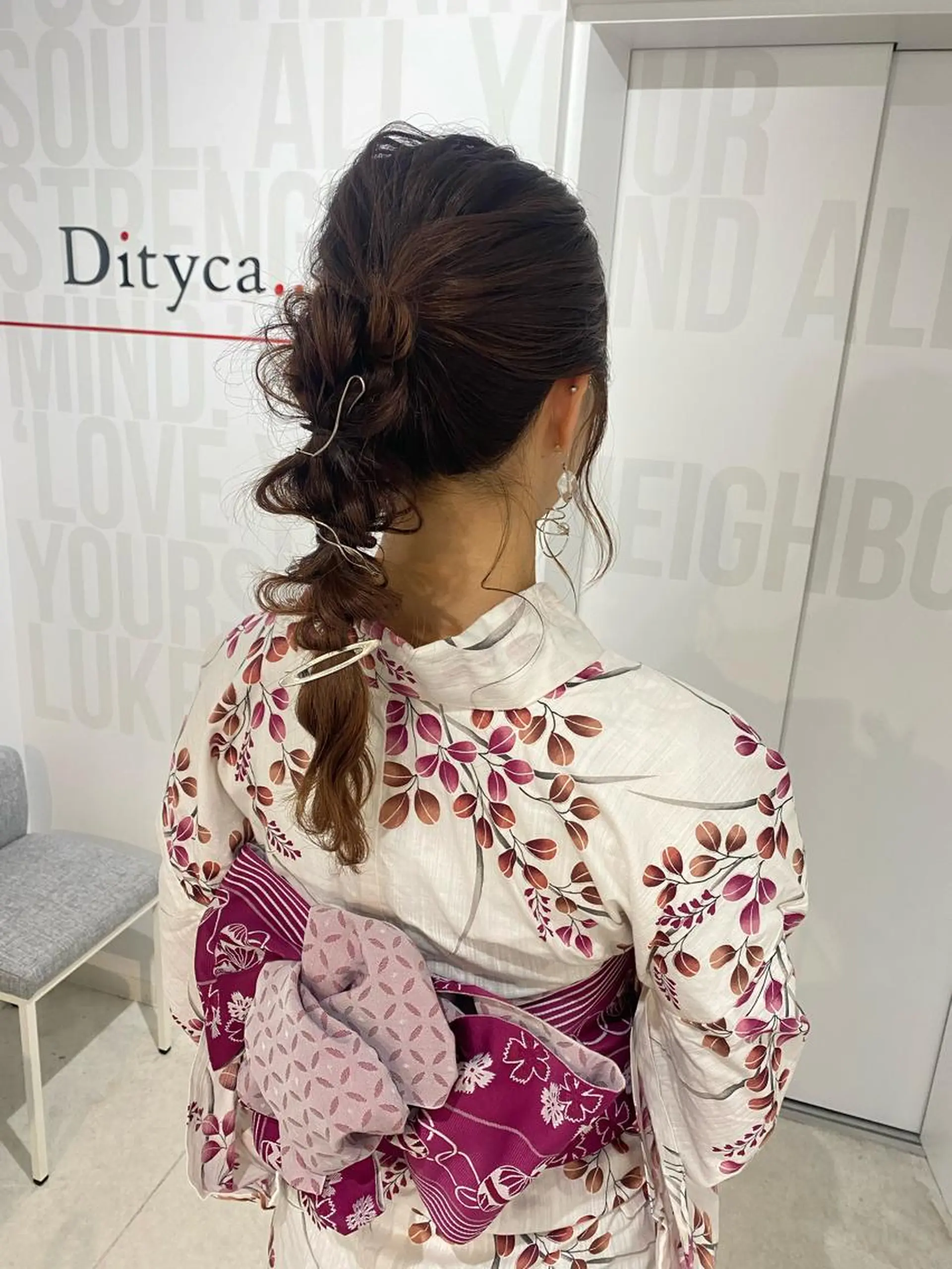 ロング ヘアアレンジ 喜多良 綾花のマツエク・マツパデザイン