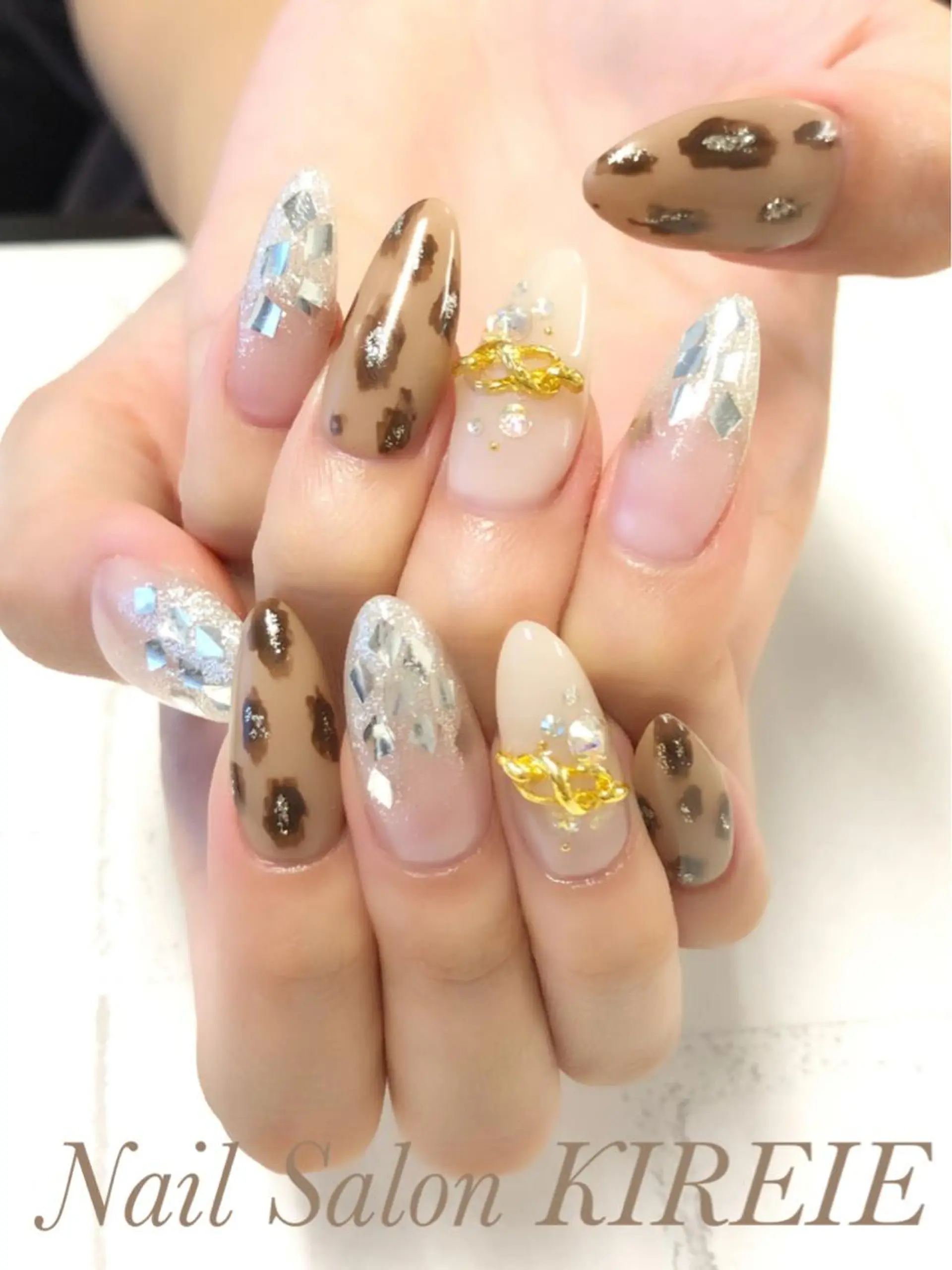 カラー ネイル スカルプネイル KIREIE NAILSのネイルデザイン