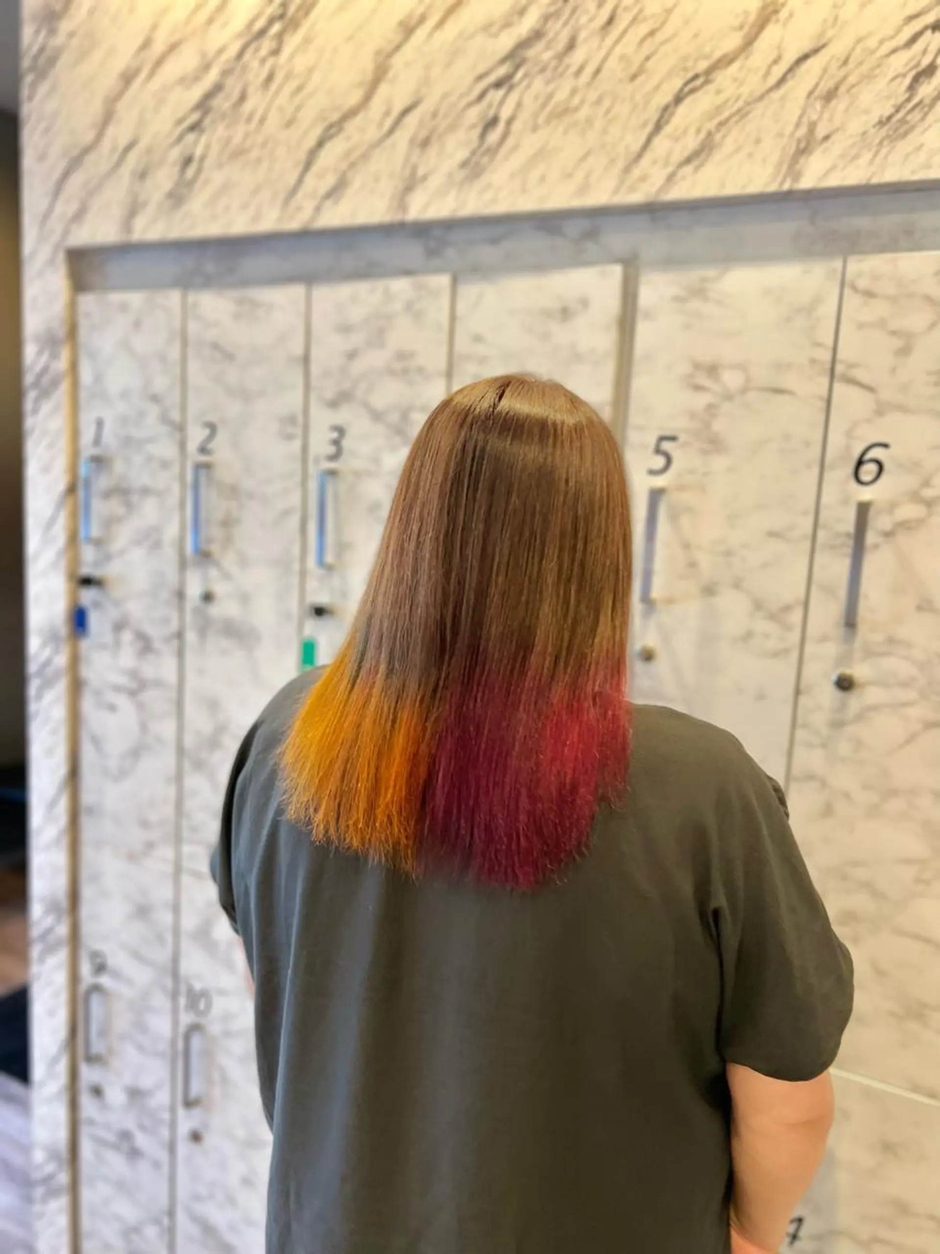 セミロング カラー ヘアカラー 太白区/白髪ぼかし ハイライト/千葉達人のヘアスタイル