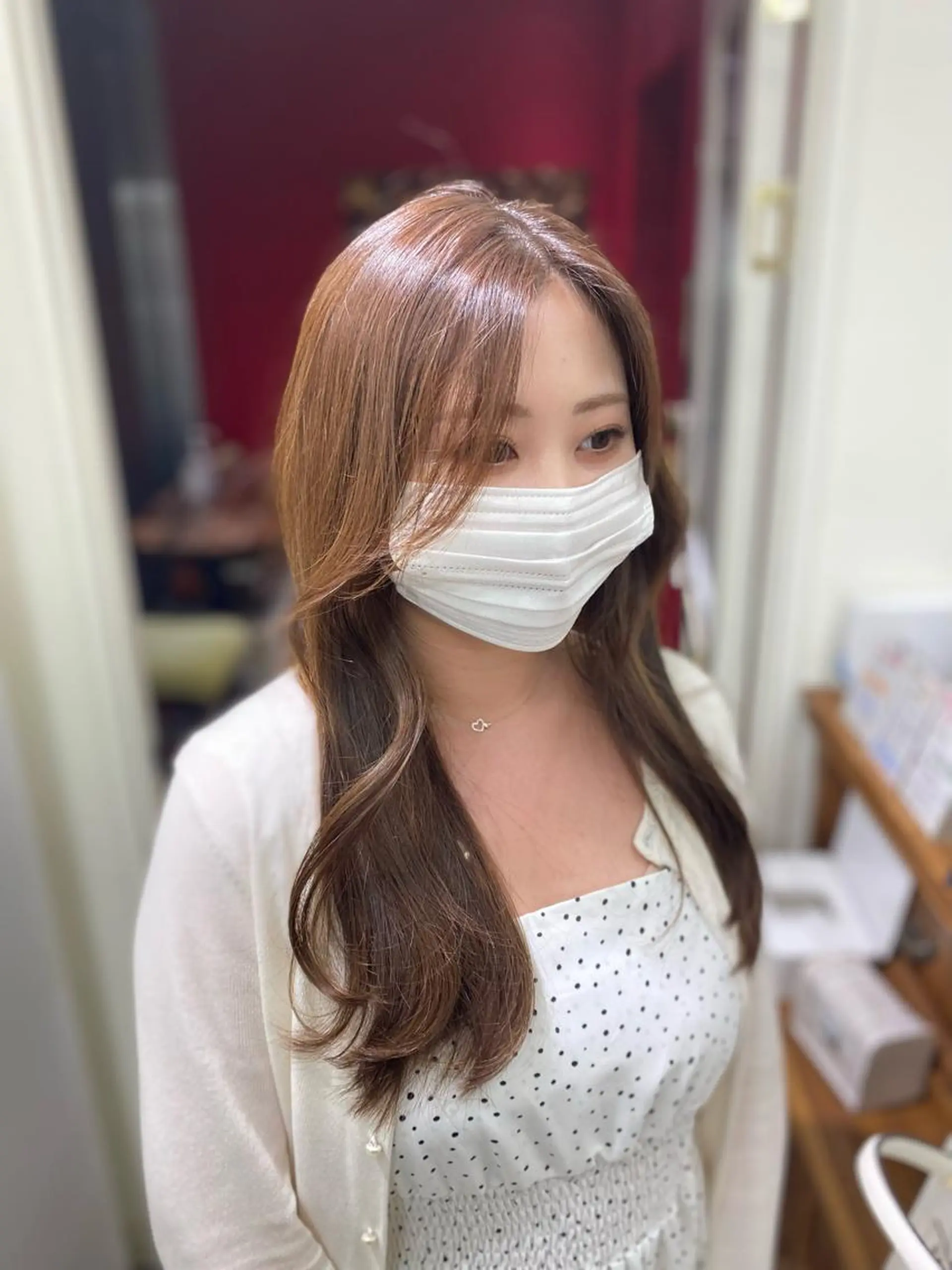 ロング カラー ヘアアレンジ カット ヘアカラー ウルフ/レイヤー /髪質改善　ナユタのヘアスタイル