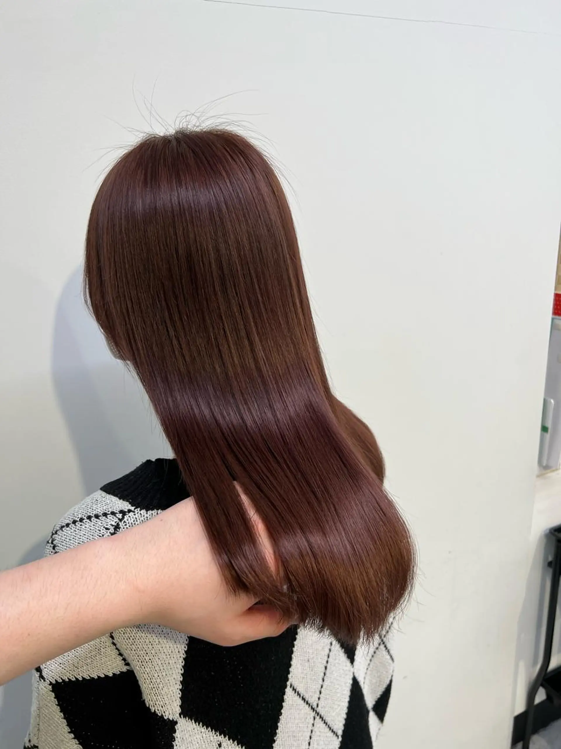 ロング カラー ブリーチ ダブルカラー ブリーチなしカラー 髪質改善 トリートメント 🇰🇷韓流暖色ヘア 🍒saaya🍒のヘアスタイル