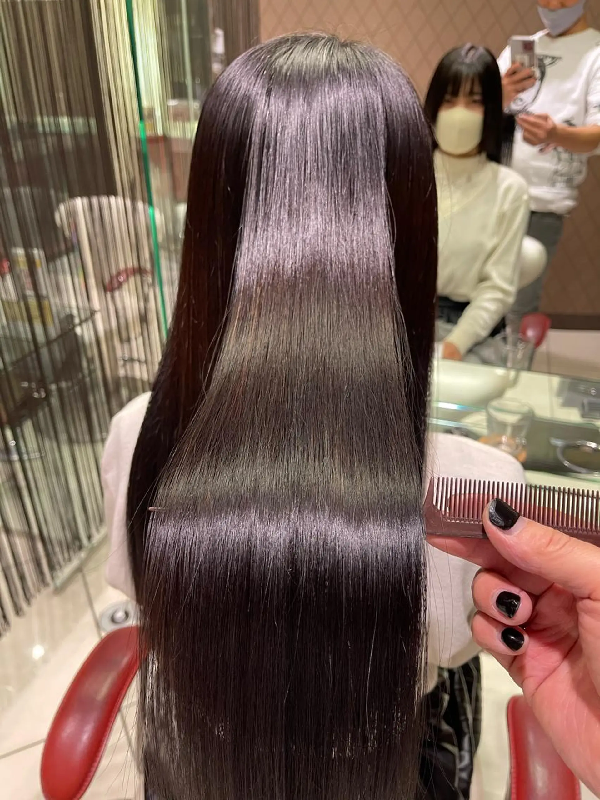 ロング 縮毛矯正 縮毛矯正 トリートメント 圧倒的美髪ストレート ツダケイタロウのヘアスタイル