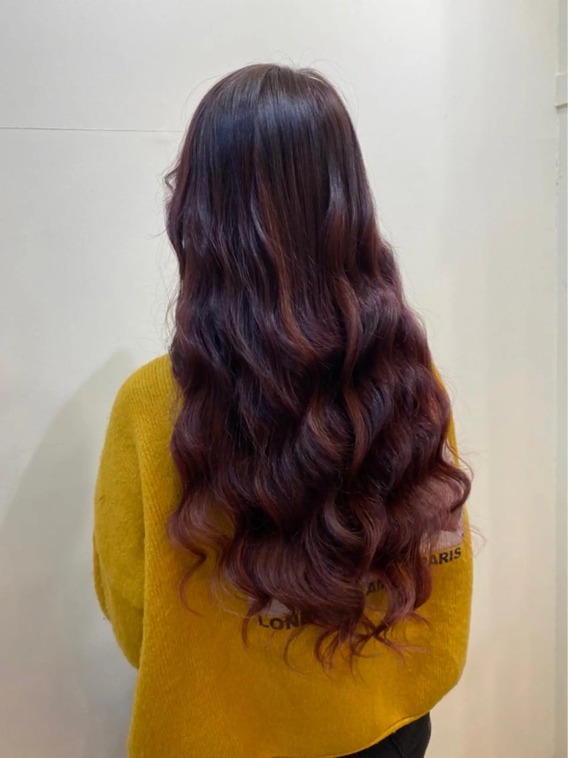 ロング カラー シールエクステ バレイヤージュ ブリーチ ケアブリーチ ダブルカラー ヘアカラー エクステ WEST OLAND加藤圭介のヘアスタイル