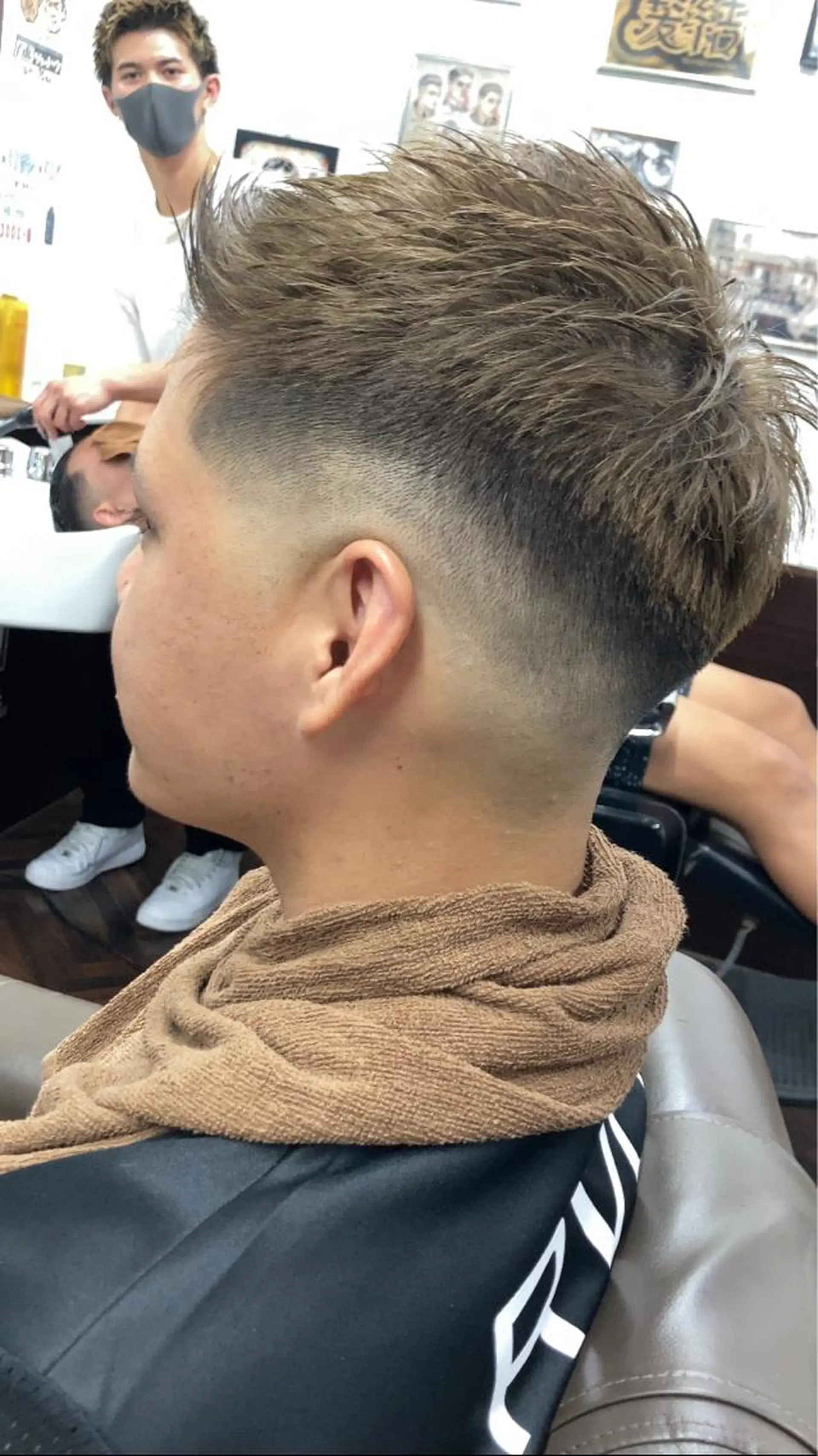 ショート メンズ フェードカット スキンフェード モデル募集中‼️ 安座間💈のヘアスタイル