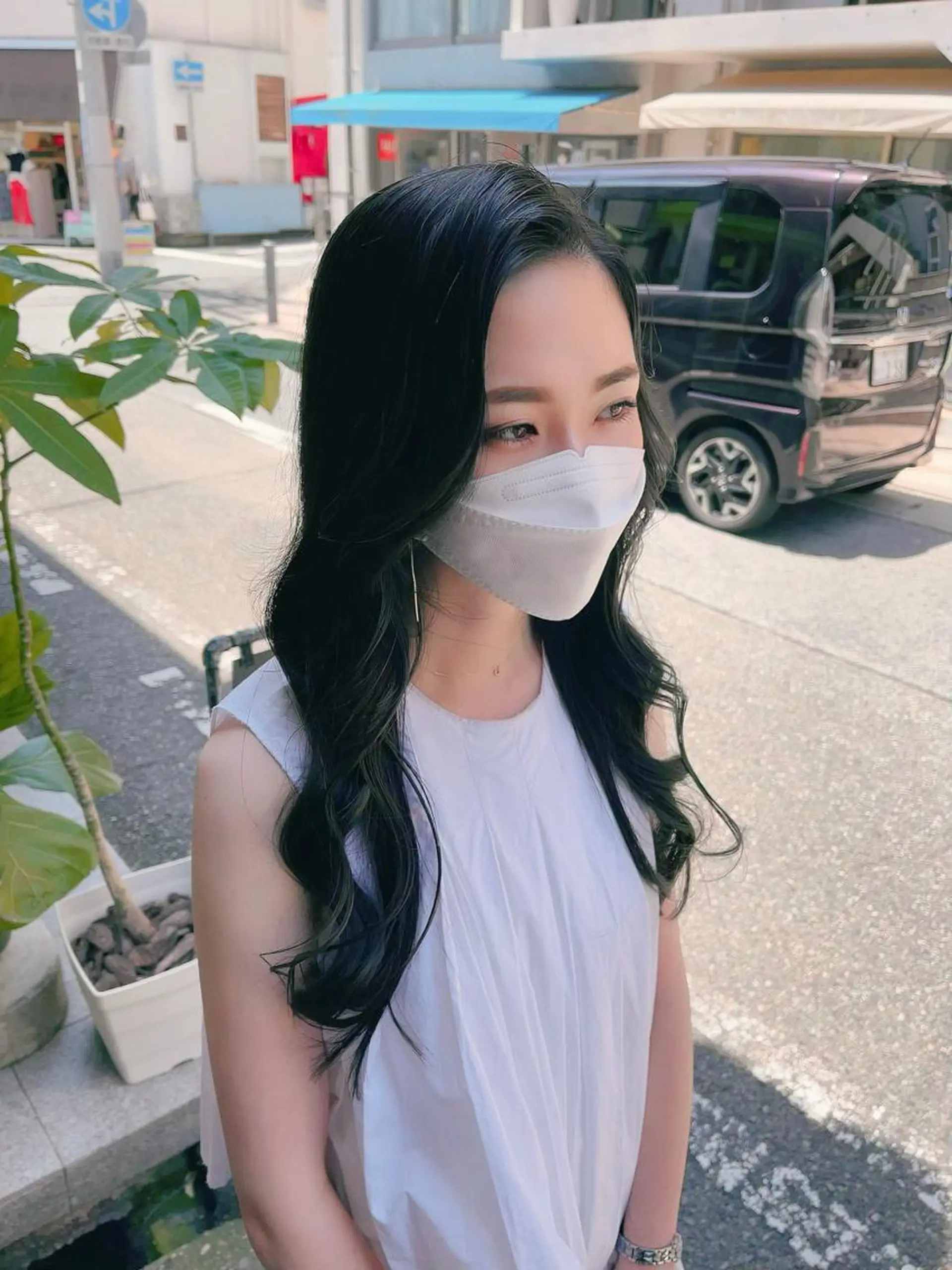 ロング 泉 堅也のヘアスタイル