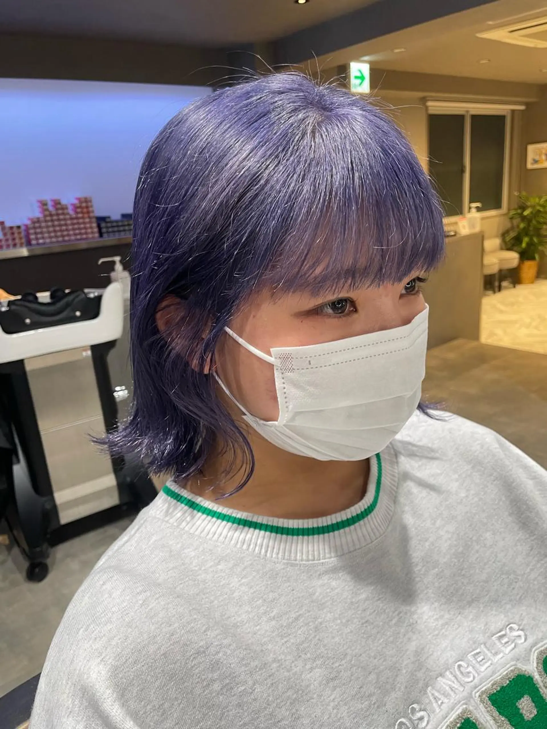 ショート カラー ヘアカラー トリートメント さと ちはるのヘアスタイル