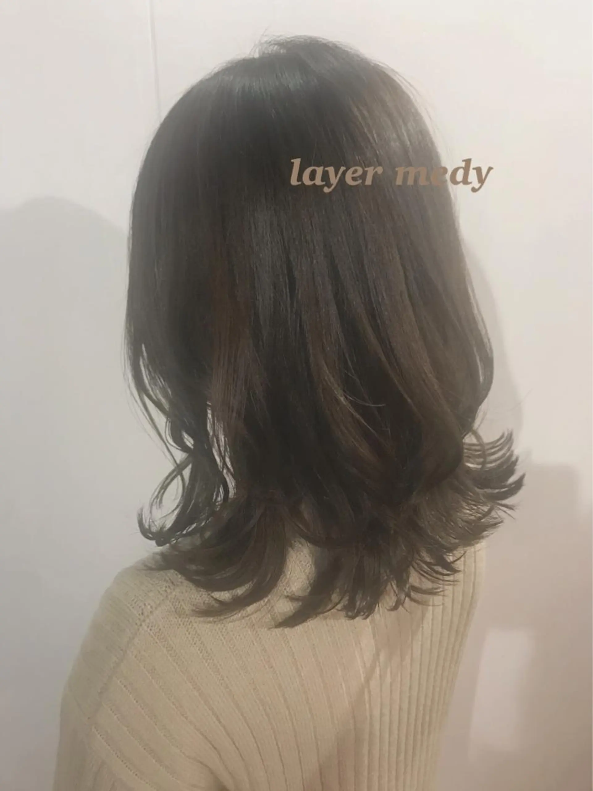 ミディアム カラー ヘアアレンジ レイヤーカット topstylist 芳賀みなみのヘアスタイル