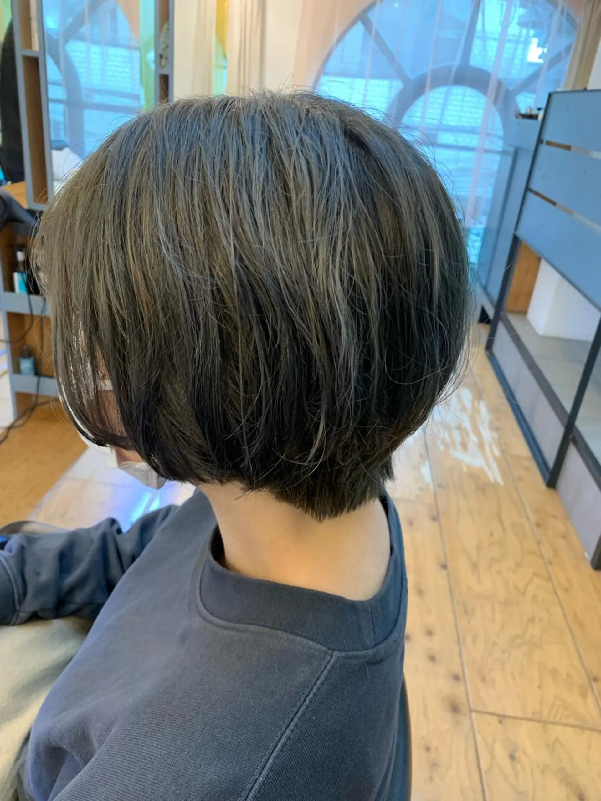 ショート アッシュ Lagom なかだのヘアスタイル