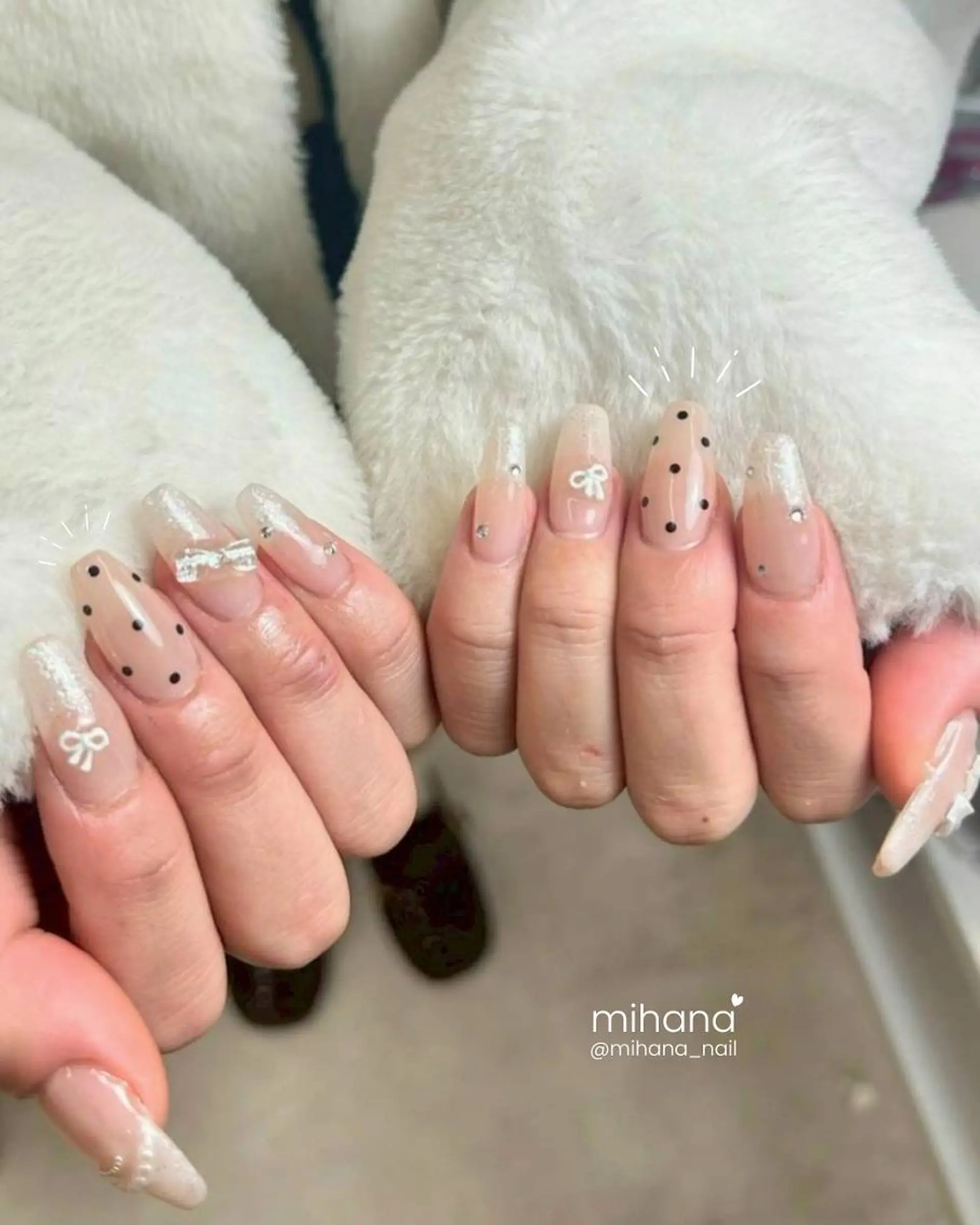 ネイル ジェルネイル 韓国ネイル パラジェル ワンホンネイル ハンドネイル MIHANAネイル 西川口店のネイルデザイン