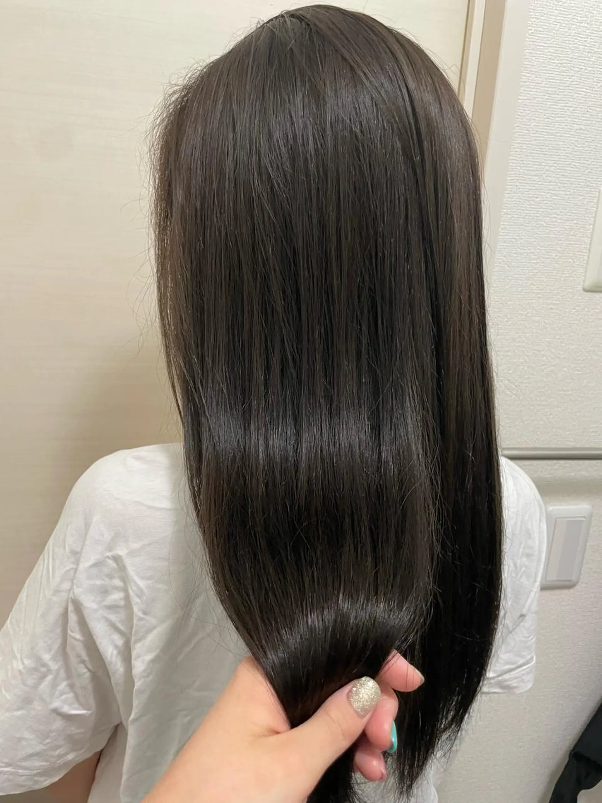 ロング カラー ヘーゼル クロスパーマ/うる艶 カラー/Kurumiのヘアスタイル