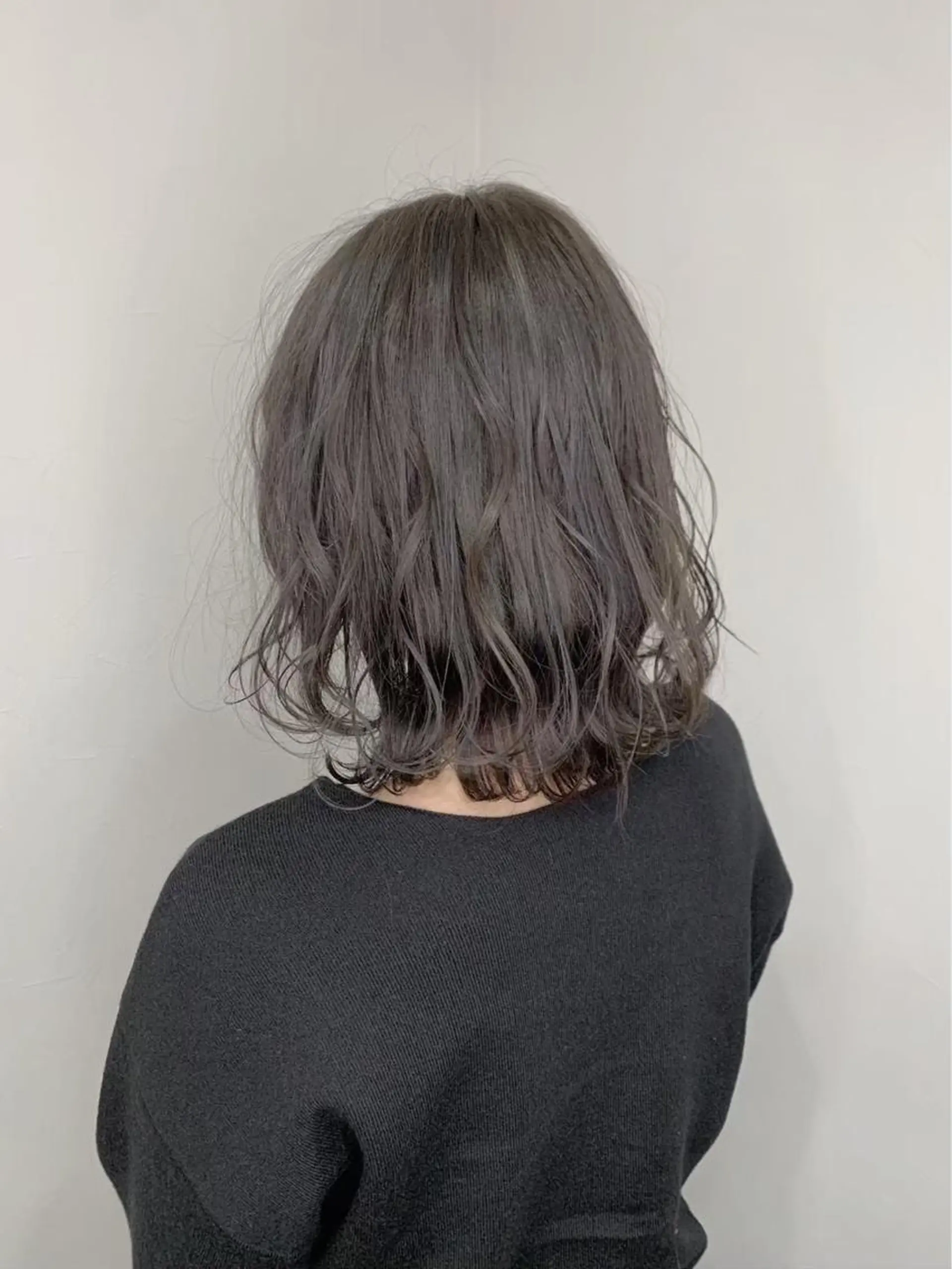 ミディアム 🩵髪質改善🩵 韓国ヘア🩵花澤みりのヘアスタイル