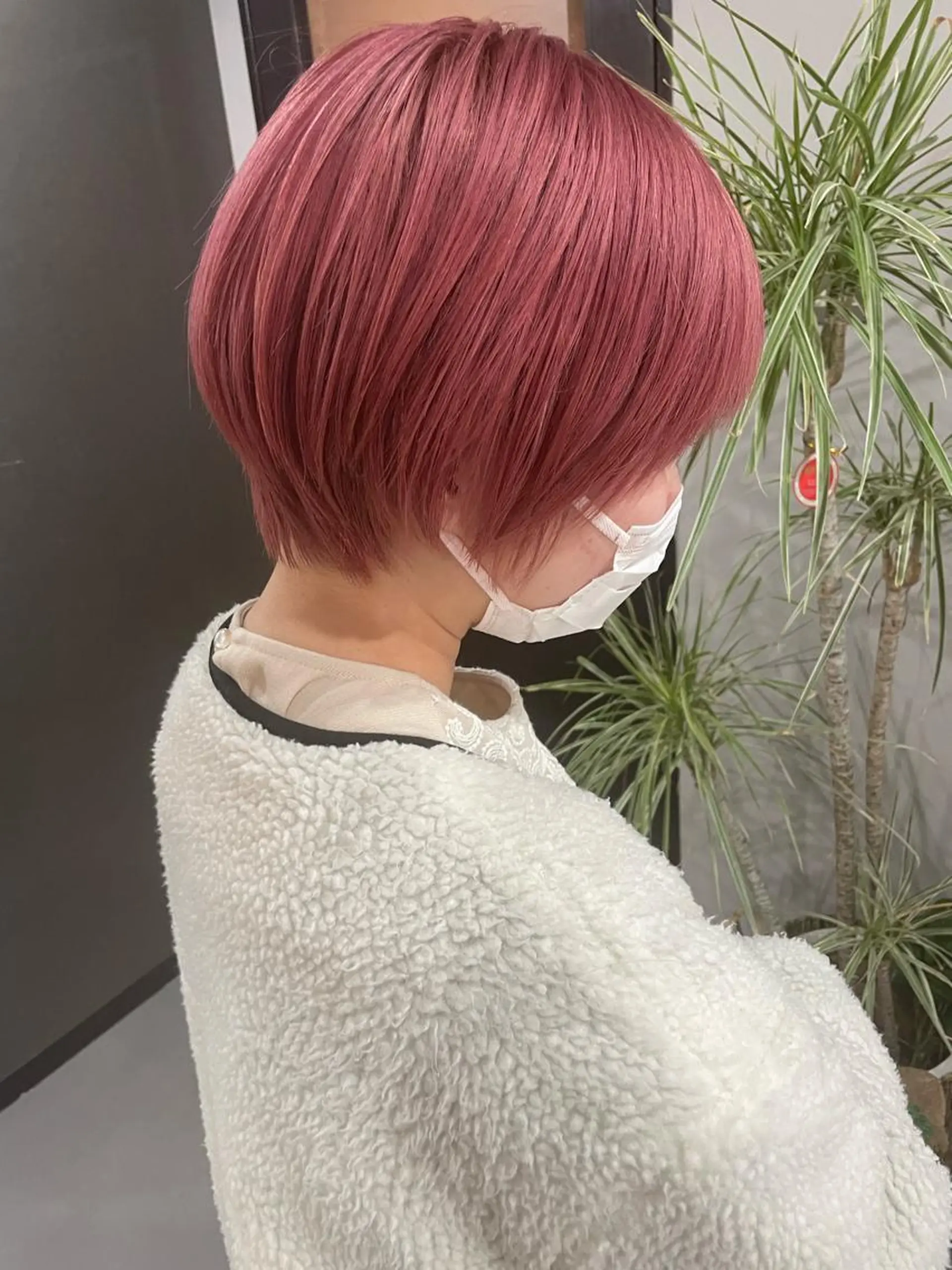ショート 髪質改善×縮毛矯正 ×艶カラーNAOのヘアスタイル