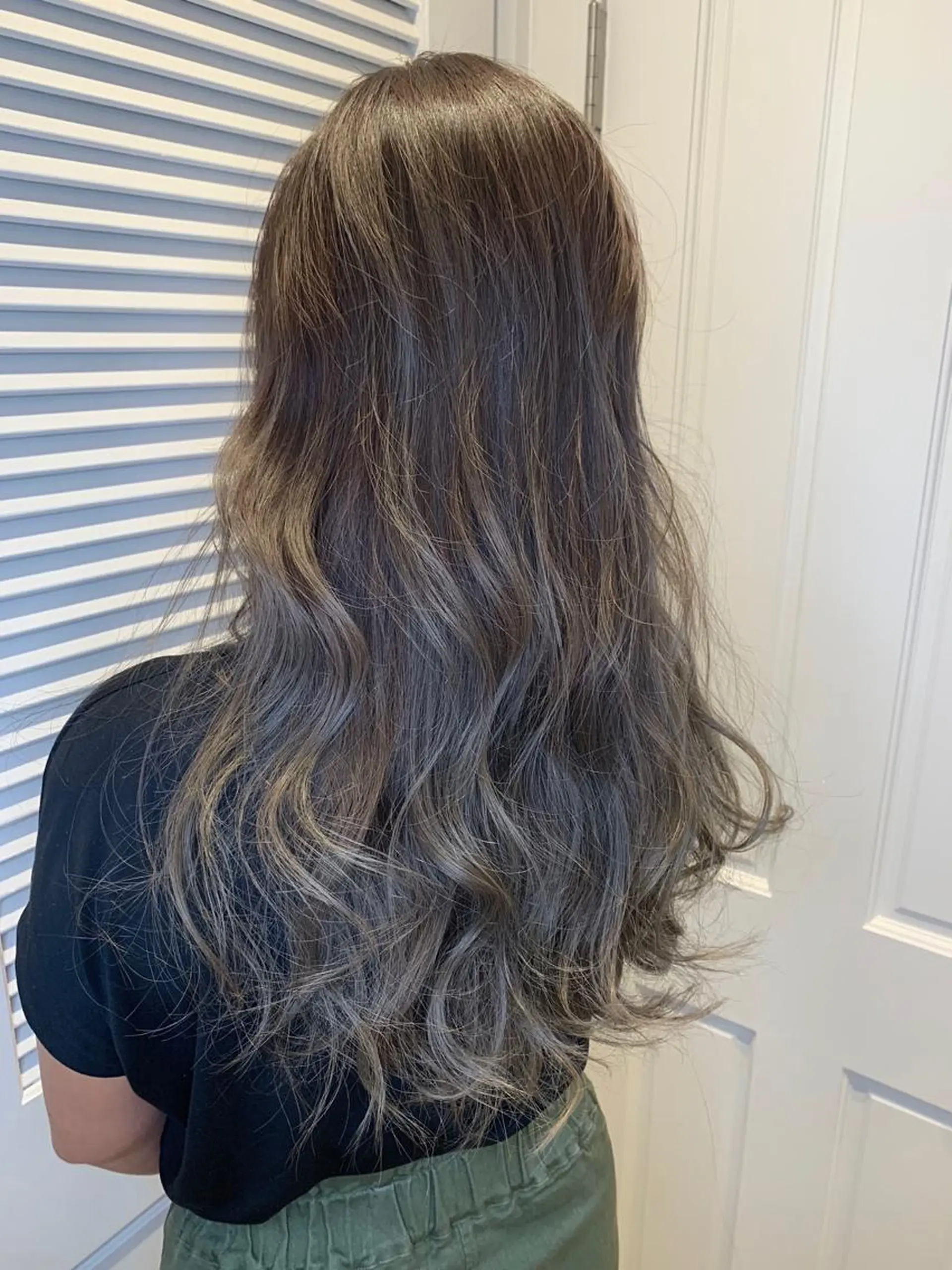 セミロング ヘアカラー トリートメント 渋谷ハイトーン/ デザインカラー阿部のヘアスタイル