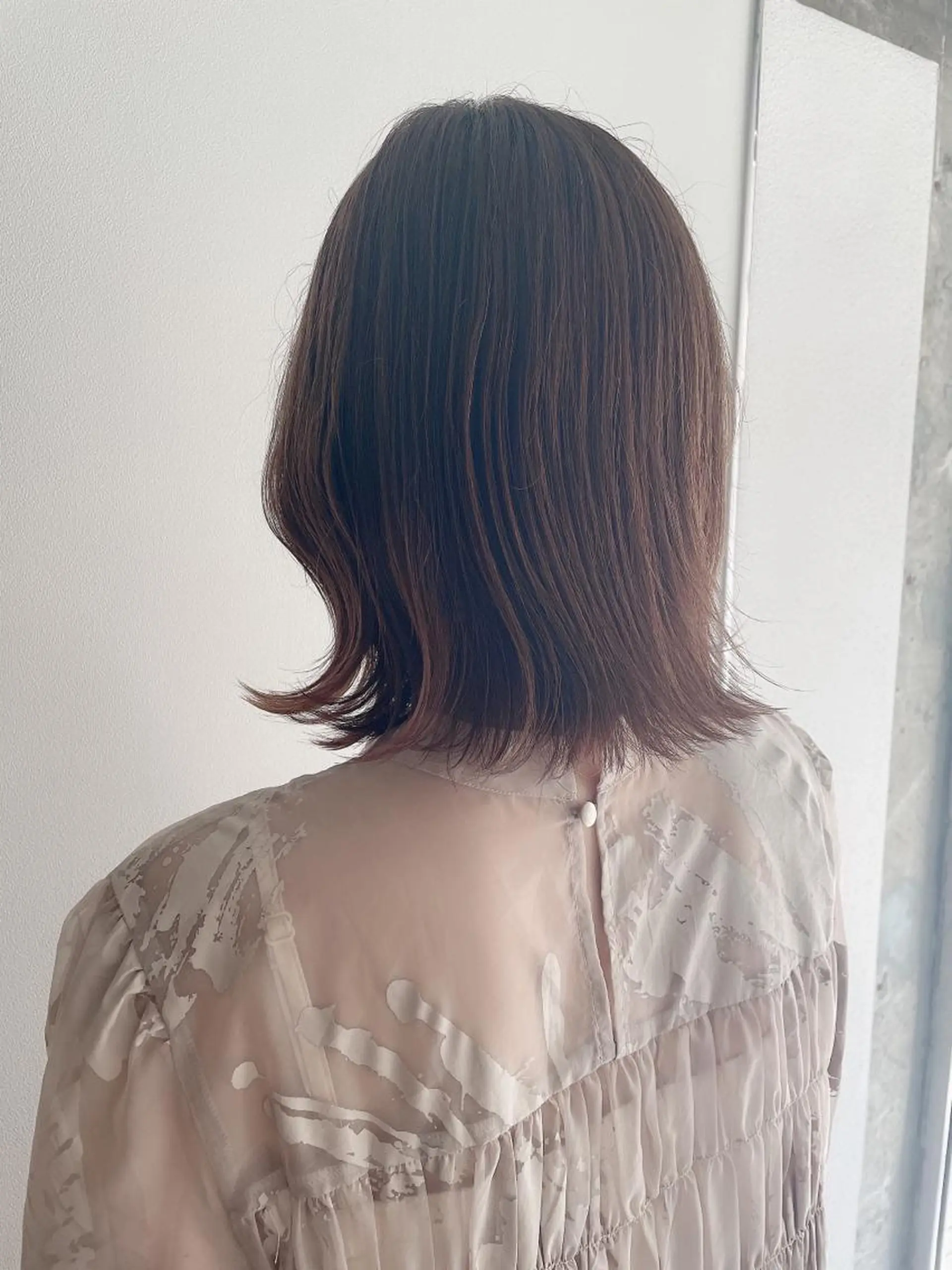 ミディアム カラー カット ヘアカラー なりたいが叶う ながしまじゅんきのヘアスタイル