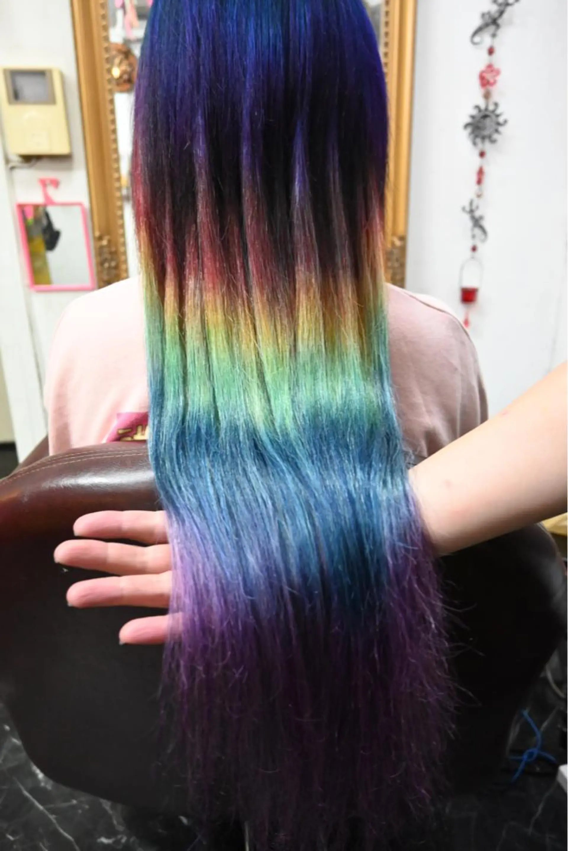 ロング カラー ヘアアレンジ Styledock所属・Junko .のヘアスタイル