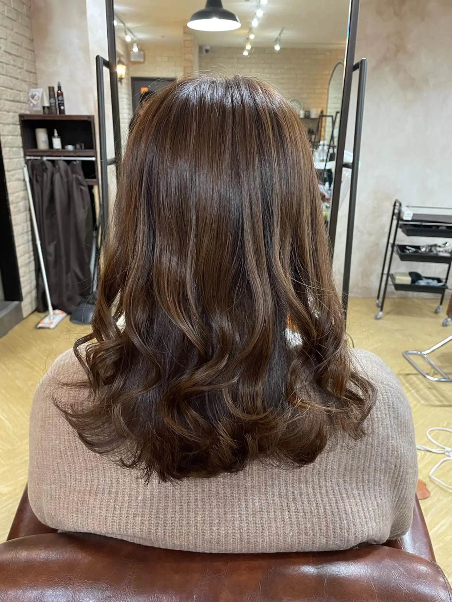 セミロング MIKU ナチュラルヘア✂️✨のヘアスタイル