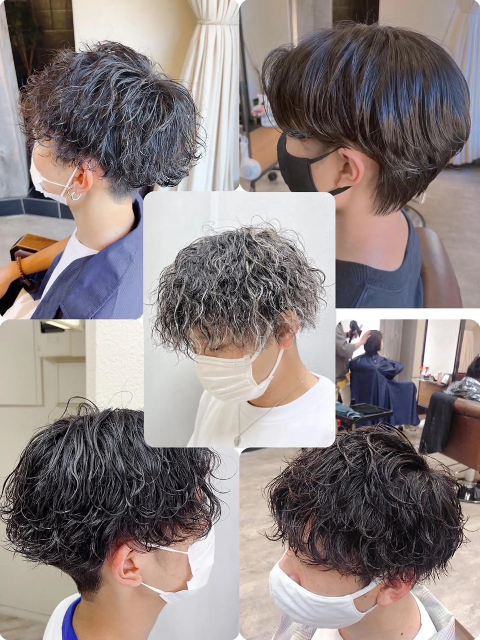 ショート カラー パーマ メンズ カット パーマ ケイゴ【店長】 メンズパーマ特化のヘアスタイル