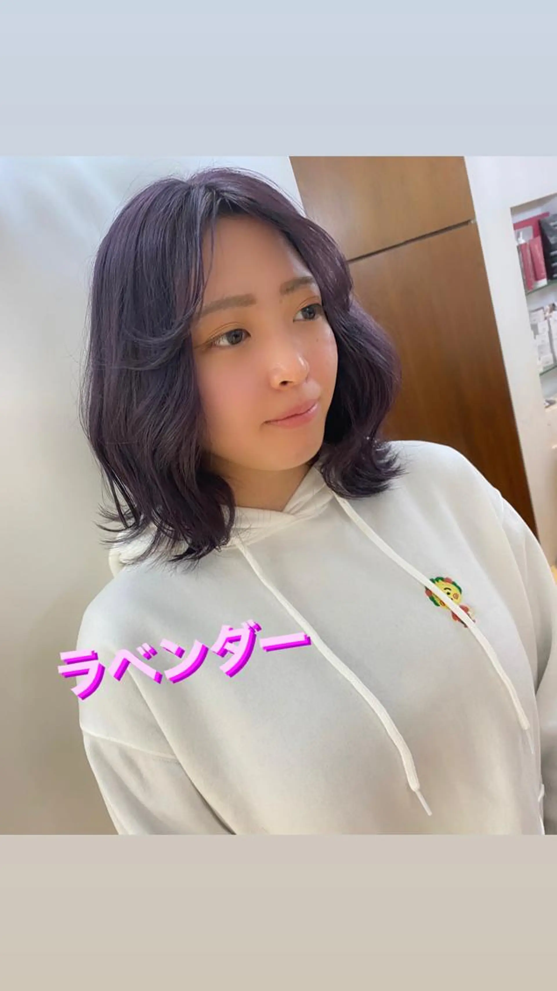 ミディアム ヘアカラー 藤田 遼のヘアスタイル