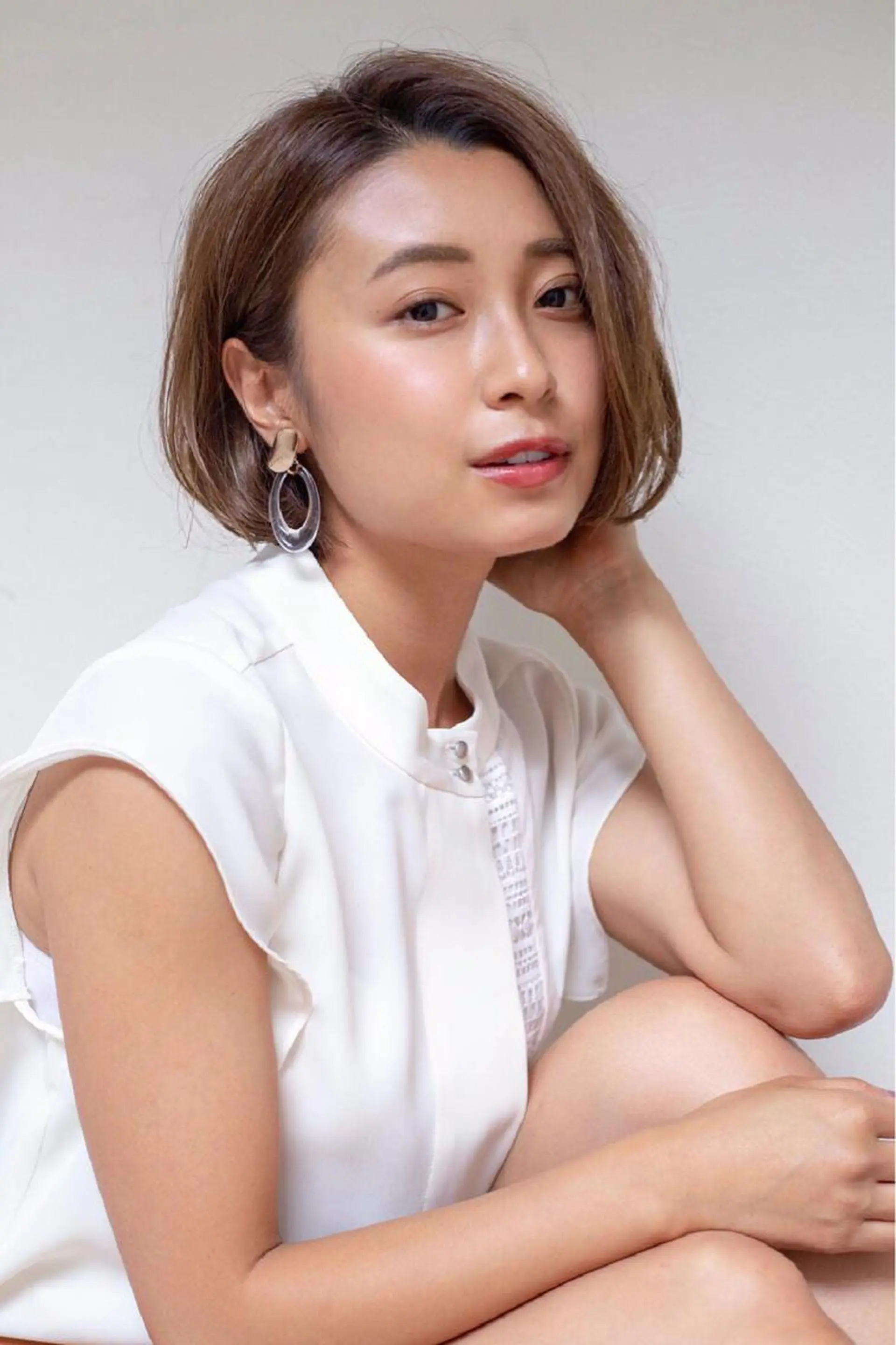 ショート カラー ボブ 似合わせカット カット ヘアカラー トリートメント 似合わせ/小顔カット 🔷山方直也のヘアスタイル