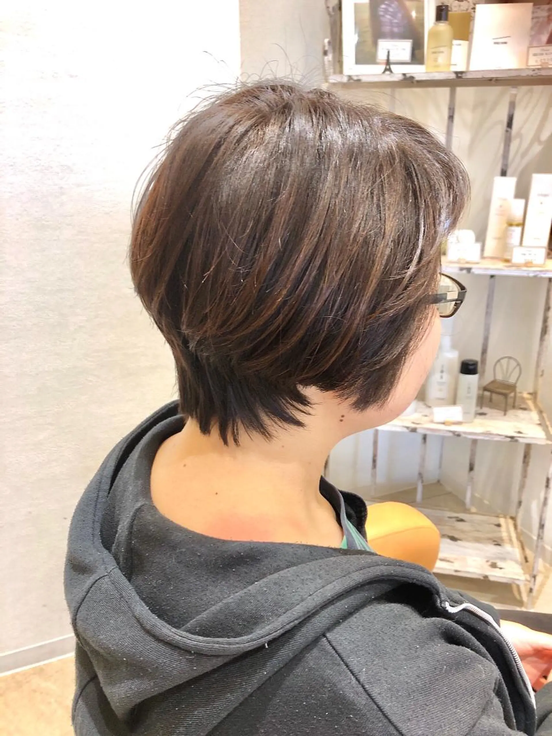 ショート ショートヘア 安田 美由紀のヘアスタイル