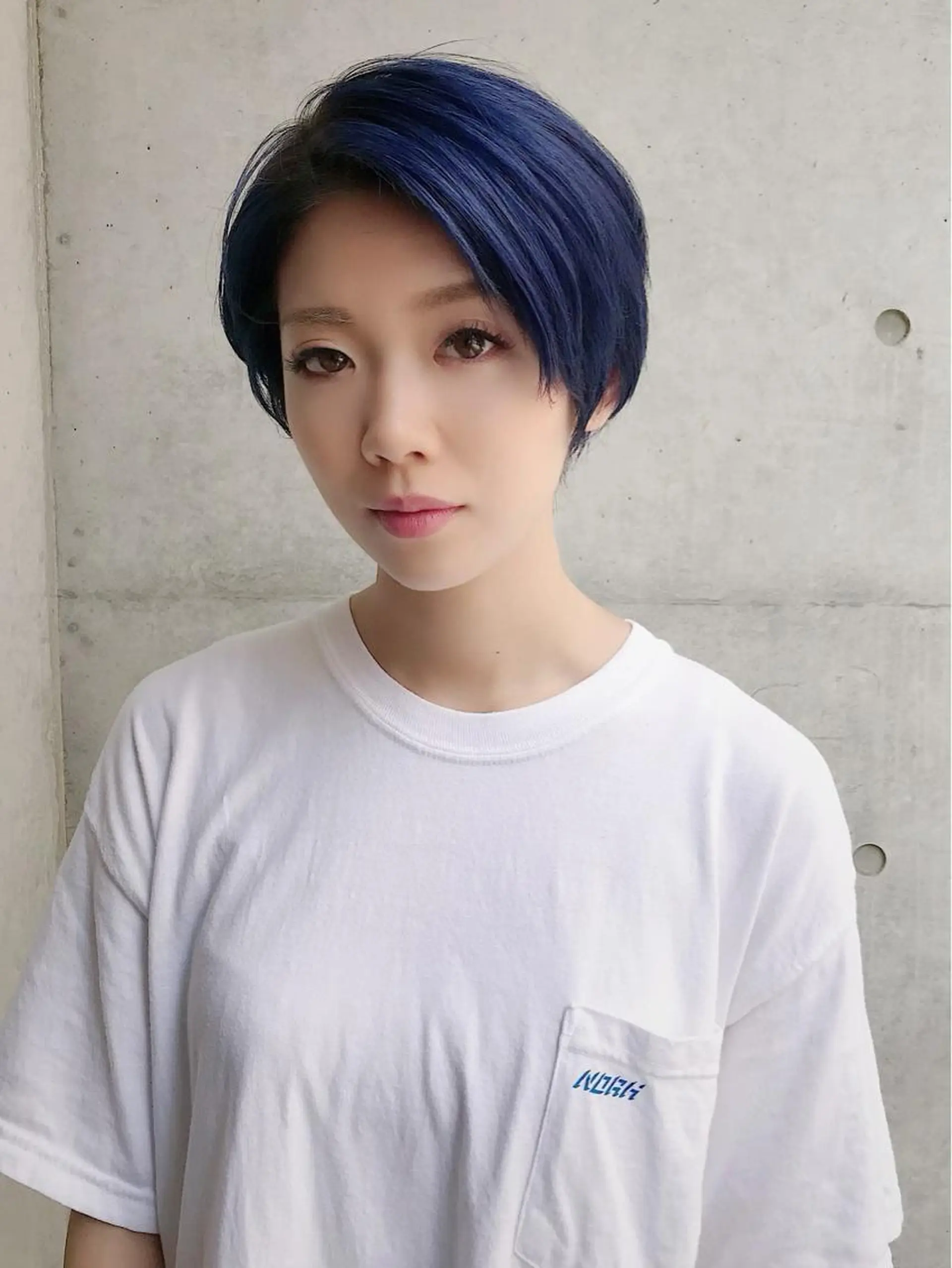 ショート カラー ブルーカラー ネイビーカラー シルバー ヘアカラー VIRETTA 【ヴィレッタ】のヘアスタイル