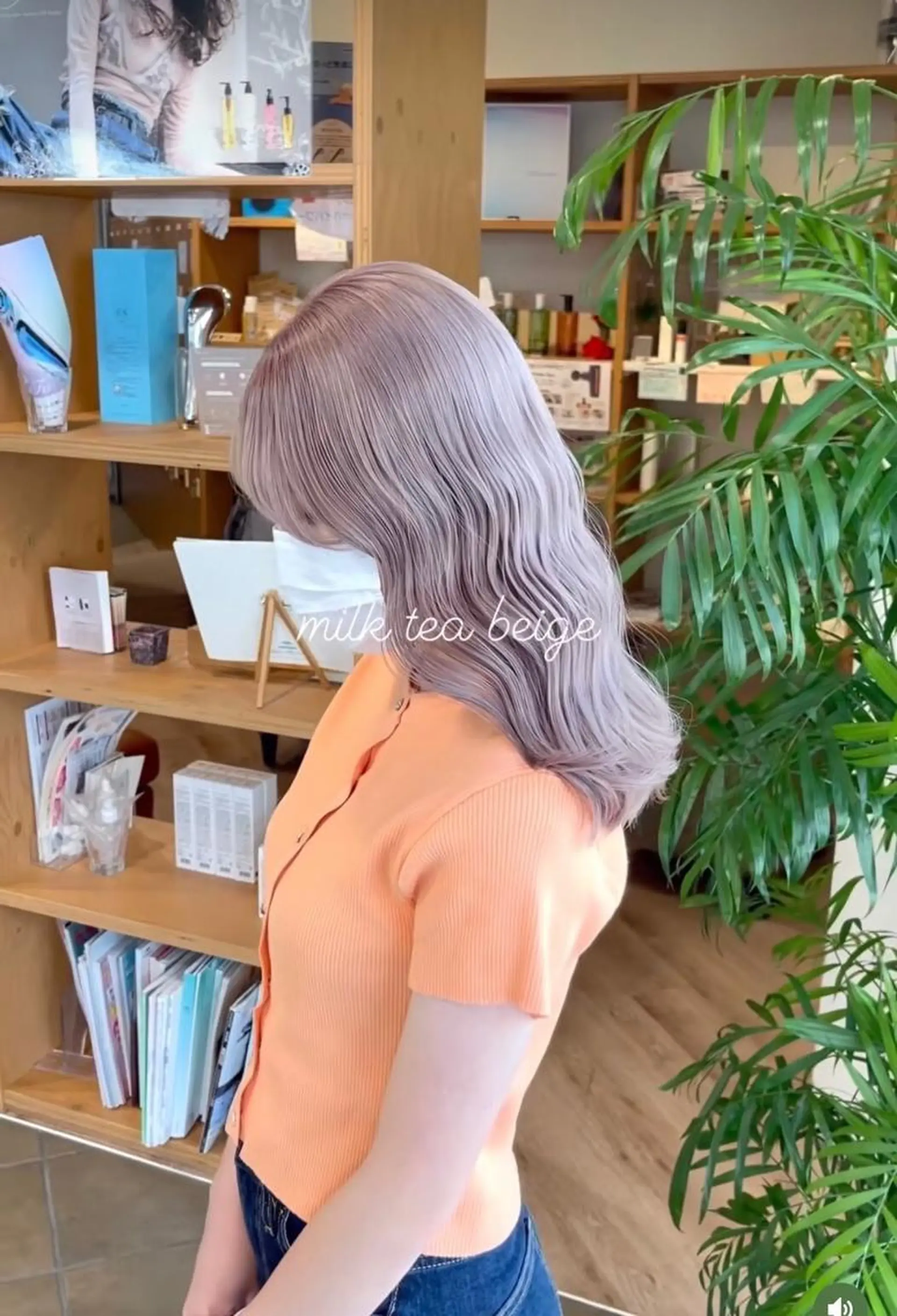 ミディアム カラー パーマ ヘアアレンジ マツエク・マツパ ネイル アイブロウ ショートボブ ミディアムパーマ バレイヤージュ ブリーチ ケアブリーチ カラー特化サロン大阪 ルービック江坂/新城のヘアスタイル