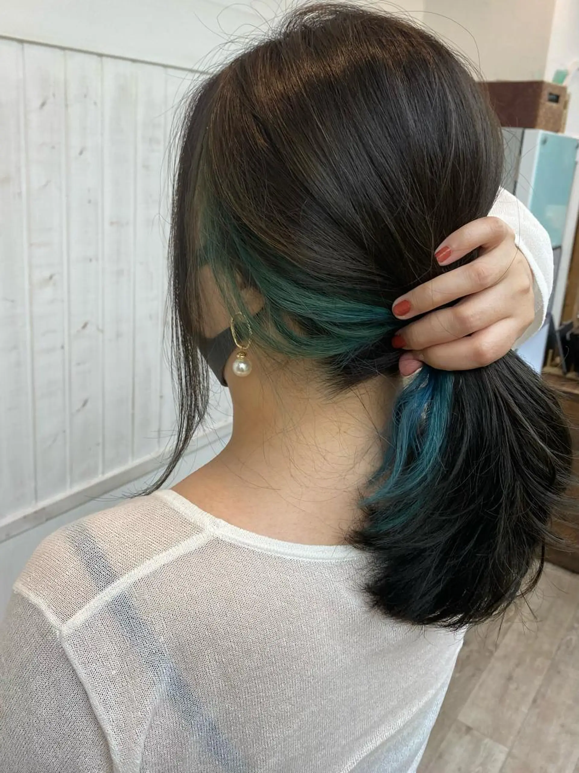 ミディアム ☀️透明感color KURO☀️のヘアスタイル