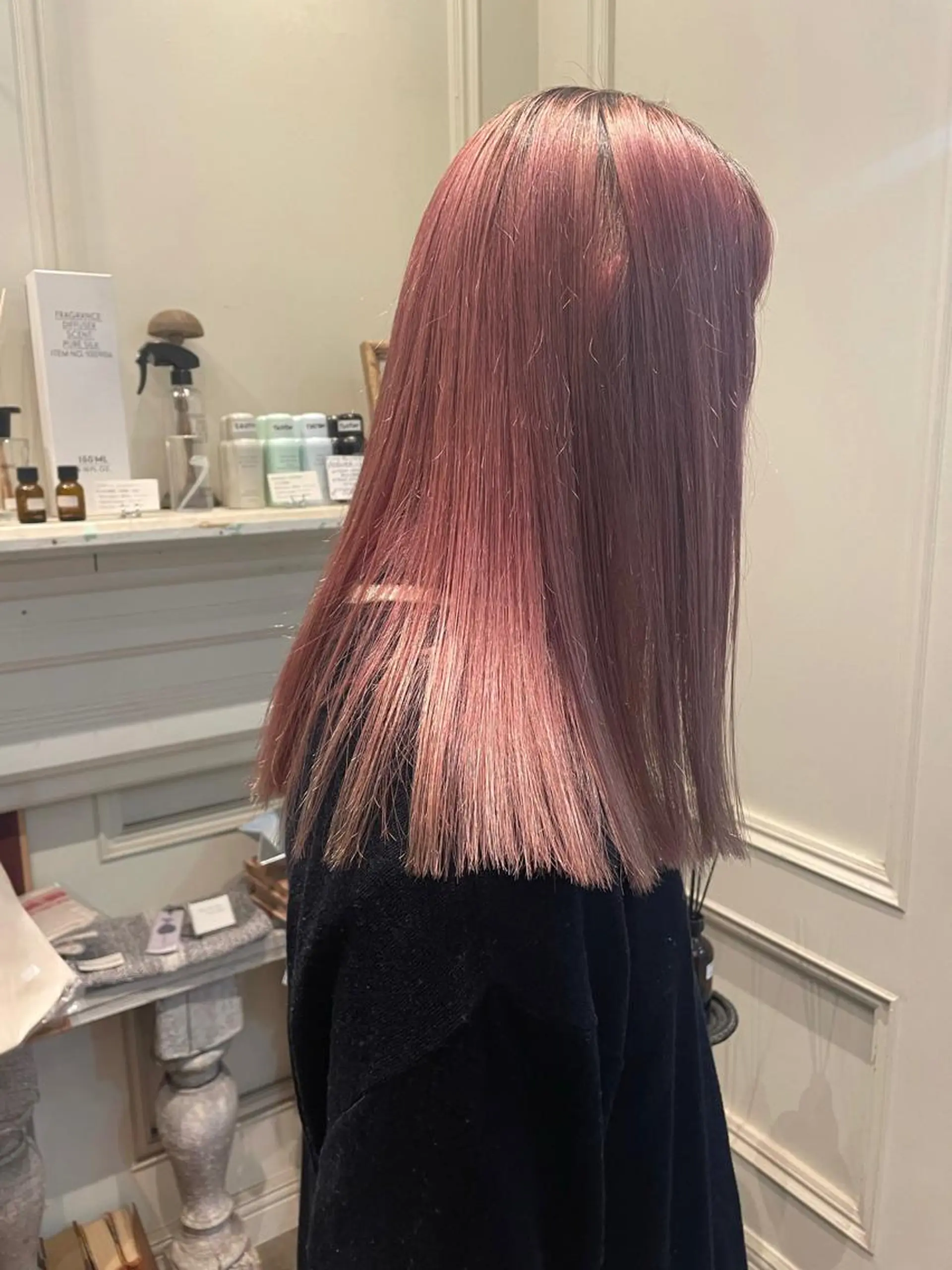 セミロング カラー classic 新横浜所属・大人girly🛋️ 🤍yukakoのヘアスタイル