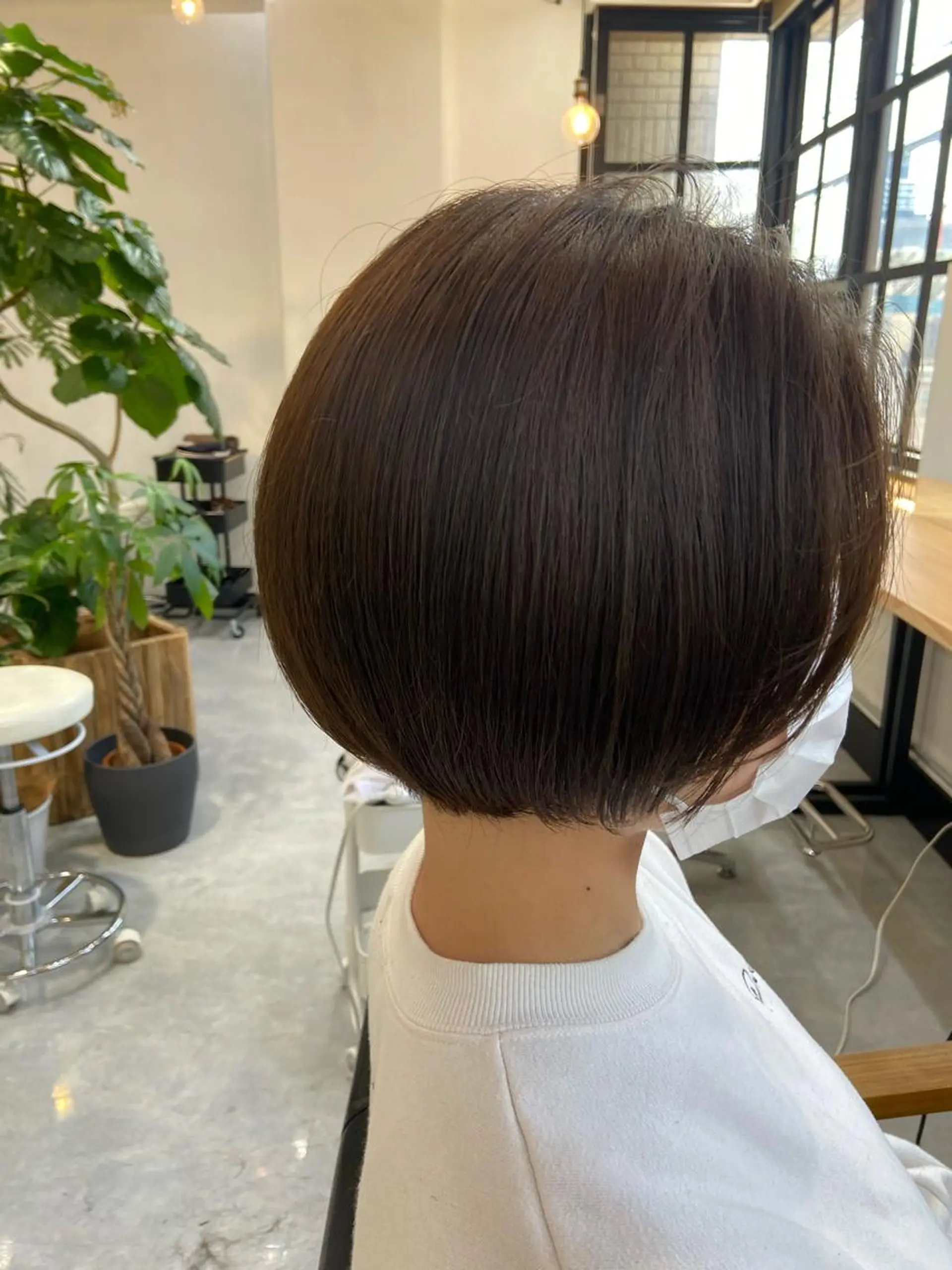 ショート カラー カット ヘアカラー トリートメント 田中 あやなのヘアスタイル