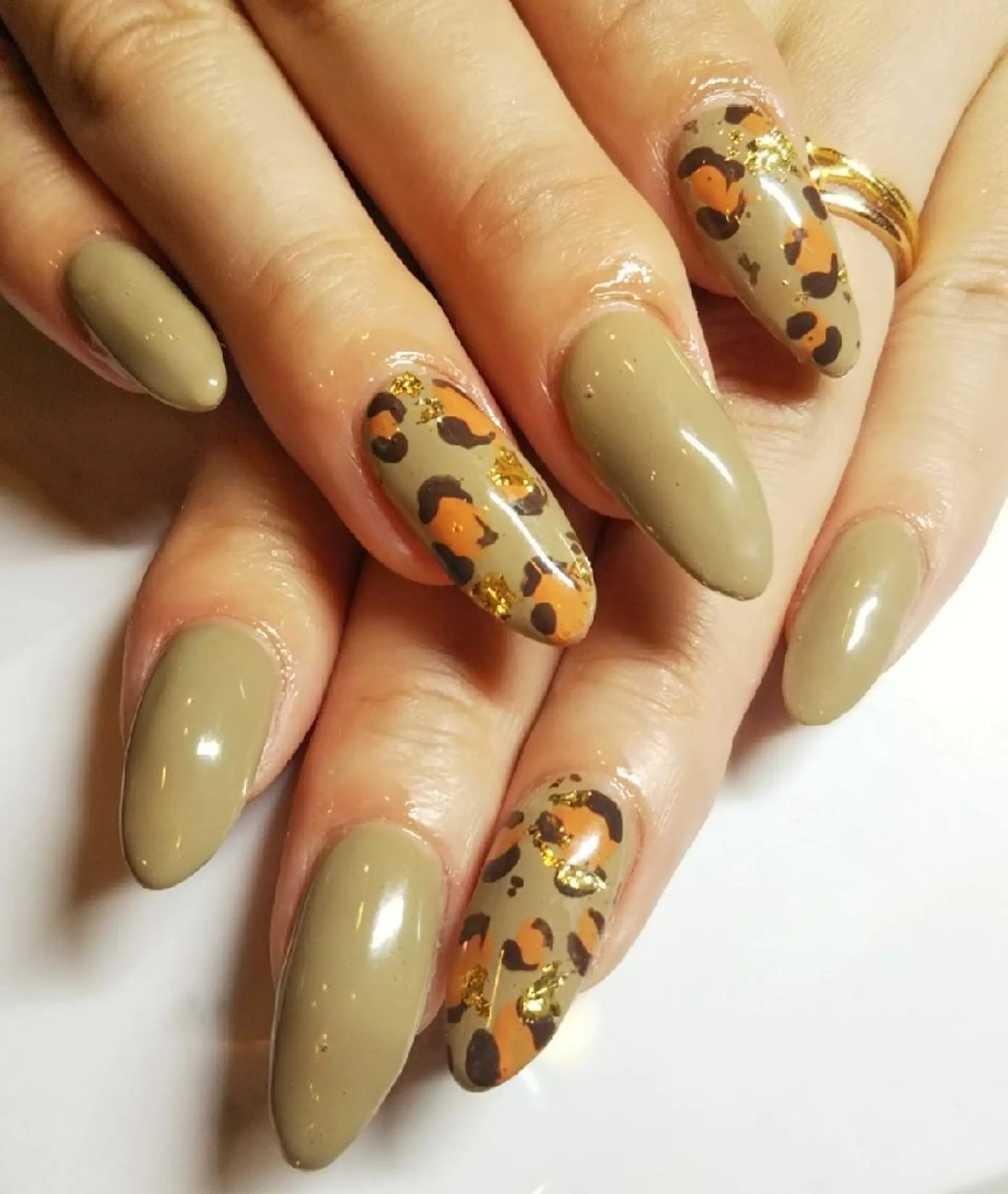 ネイル アニマル柄 ハンドネイル private salon mieのネイルデザイン