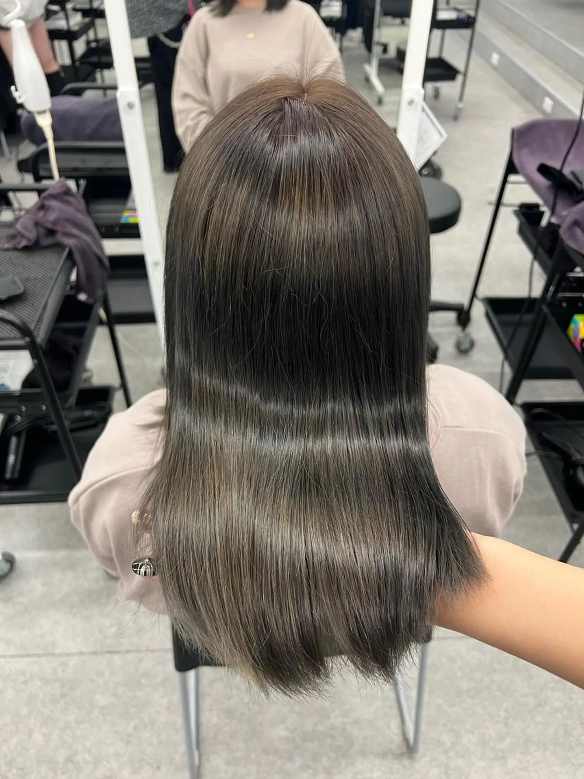 セミロング 愛され暖色♥️モテ 艶髪♥️りなのヘアスタイル