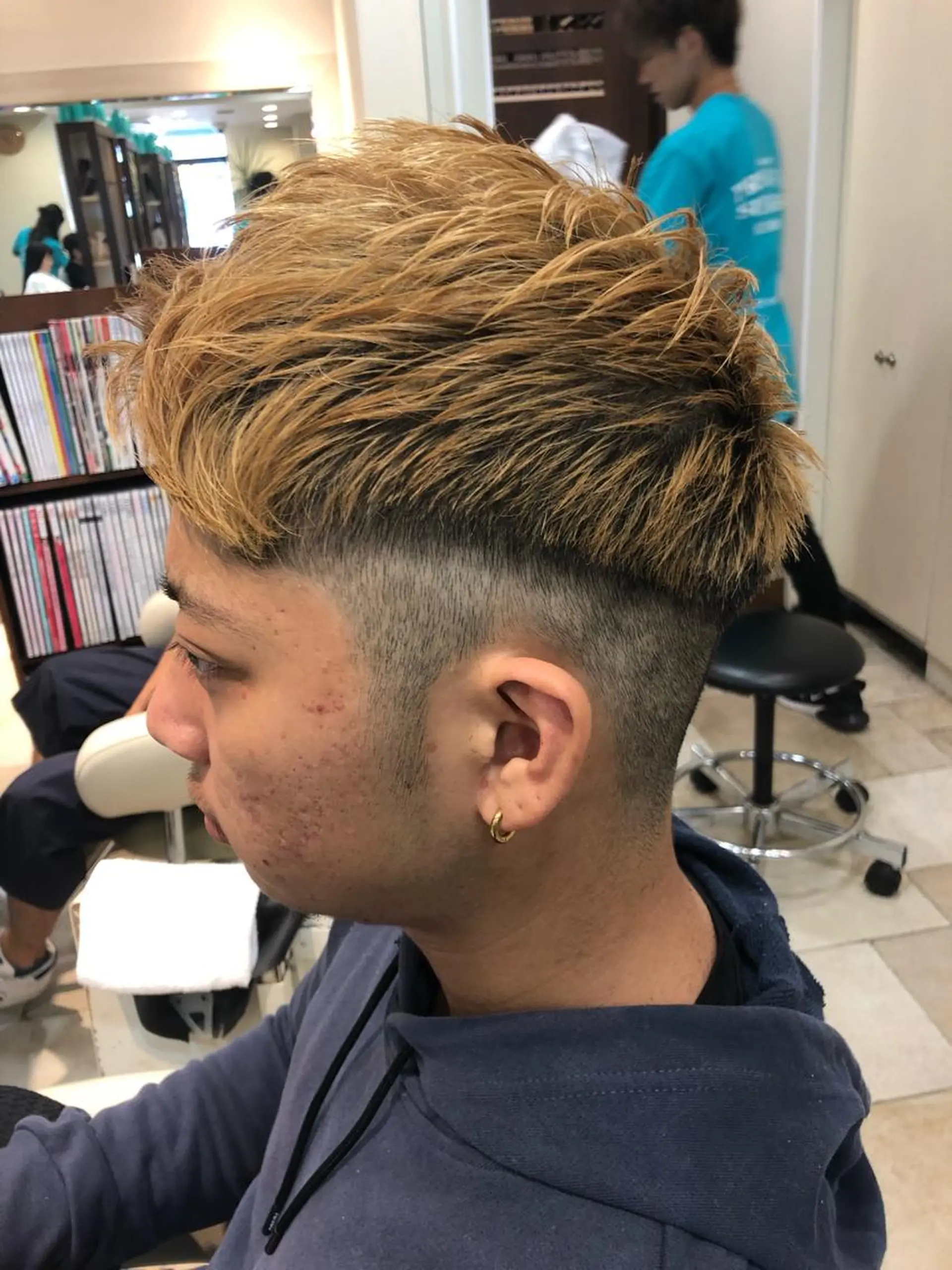 ショート ヘアアレンジ メンズ フェードカット カット ヘアカラー トリートメント メンズパーマ特化/ メッシュ/薫/店長のヘアスタイル