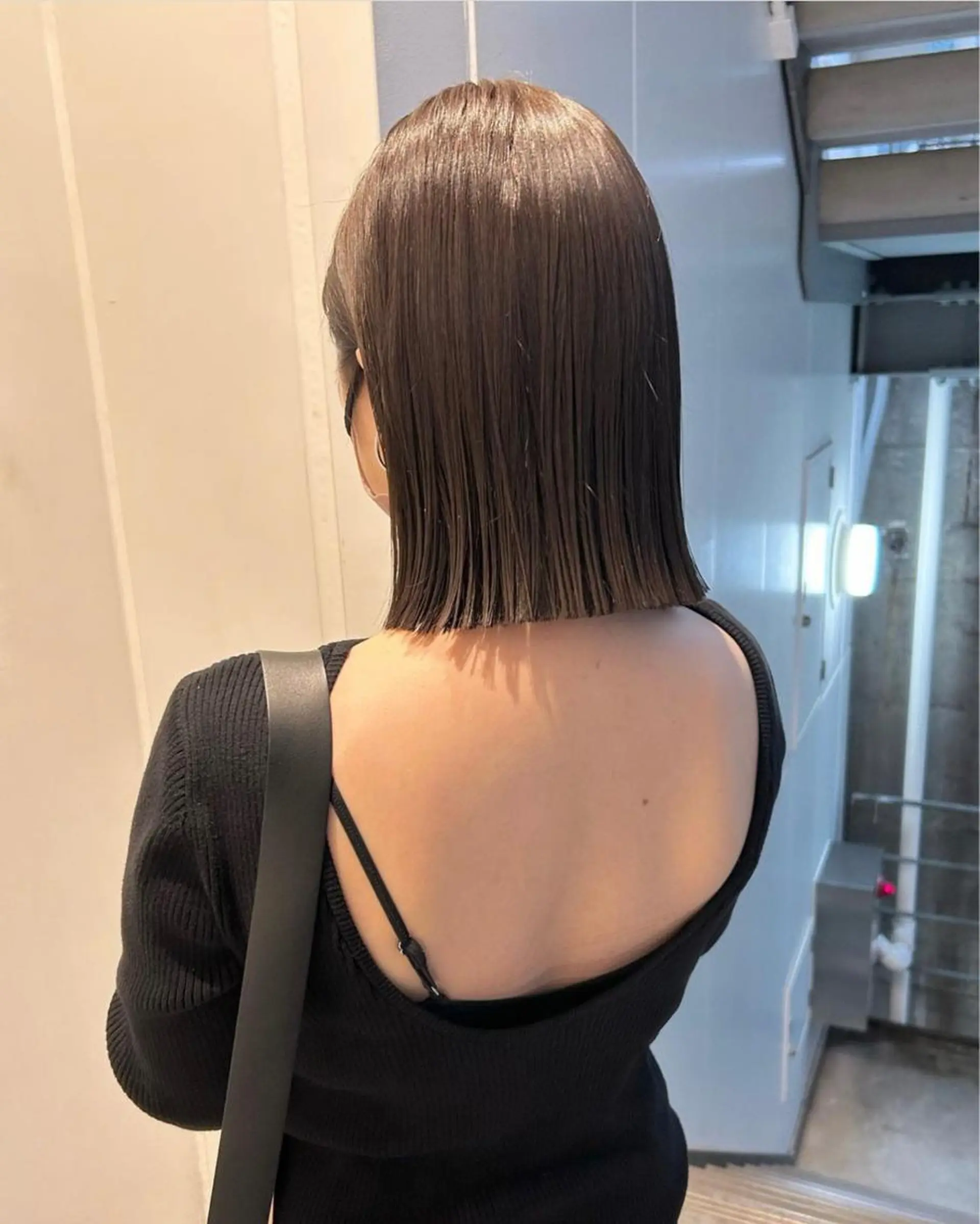 ショート カラー ヘアアレンジ ボブ みなみ/韓国ボブ/ 韓国レイヤーのヘアスタイル