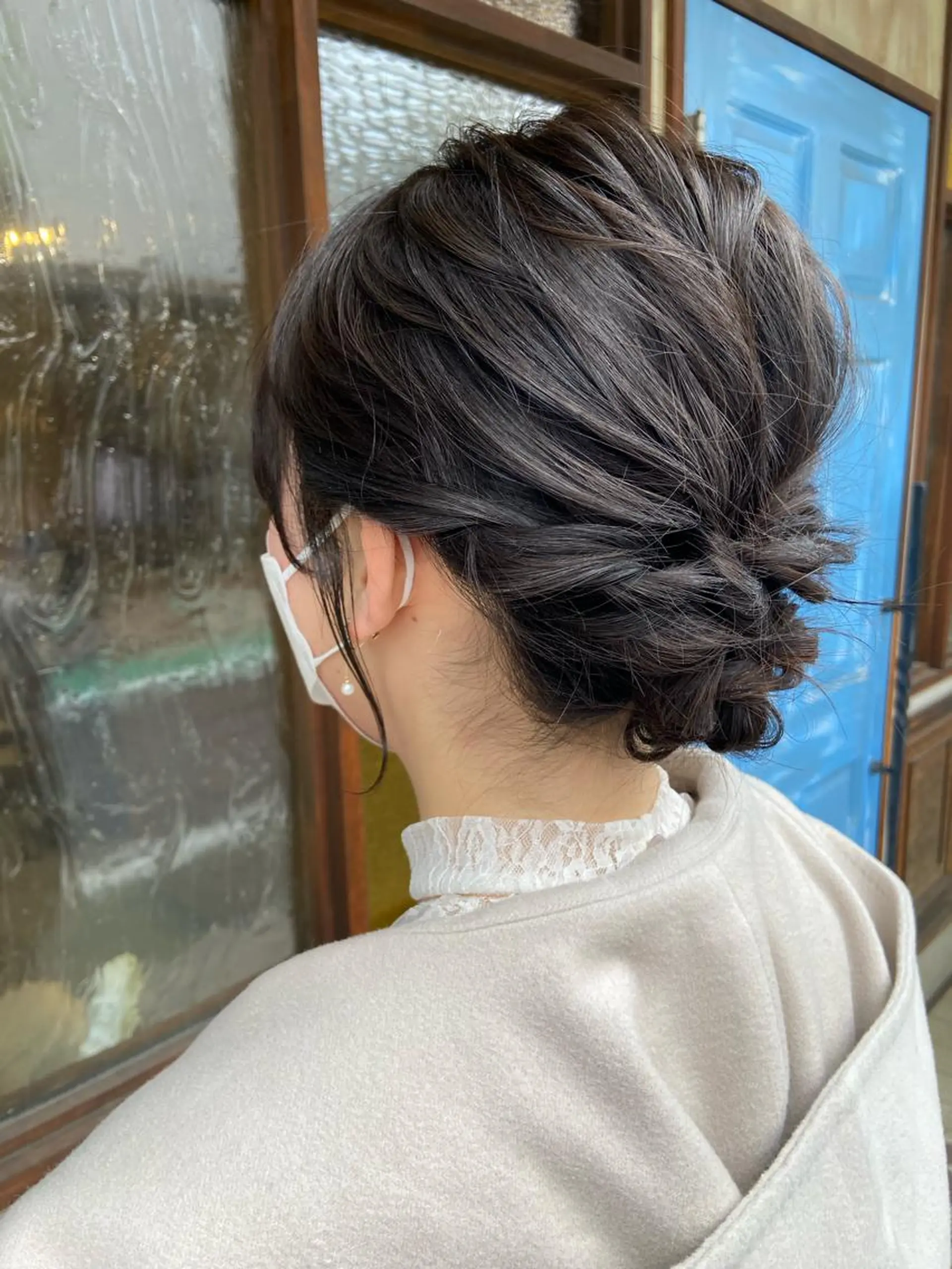 セミロング 綾/ベージュカラー /パーマ🩰のヘアスタイル