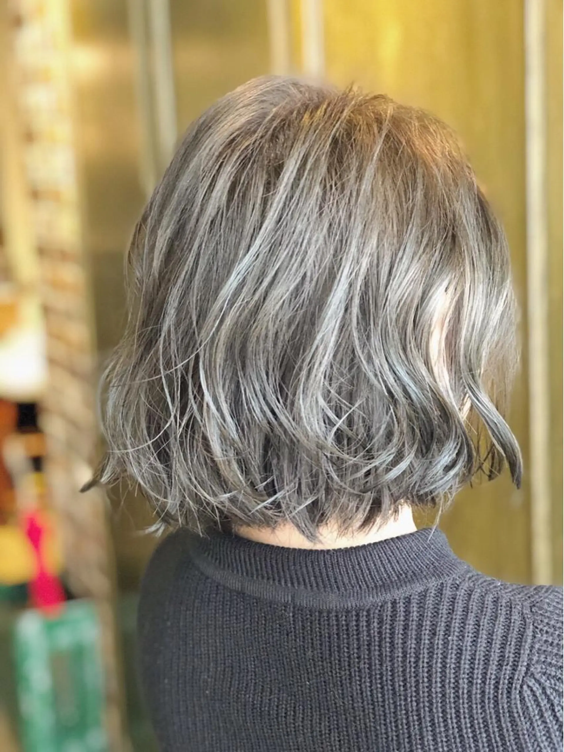 ミディアム カラー 店長 茂野聖史のヘアスタイル