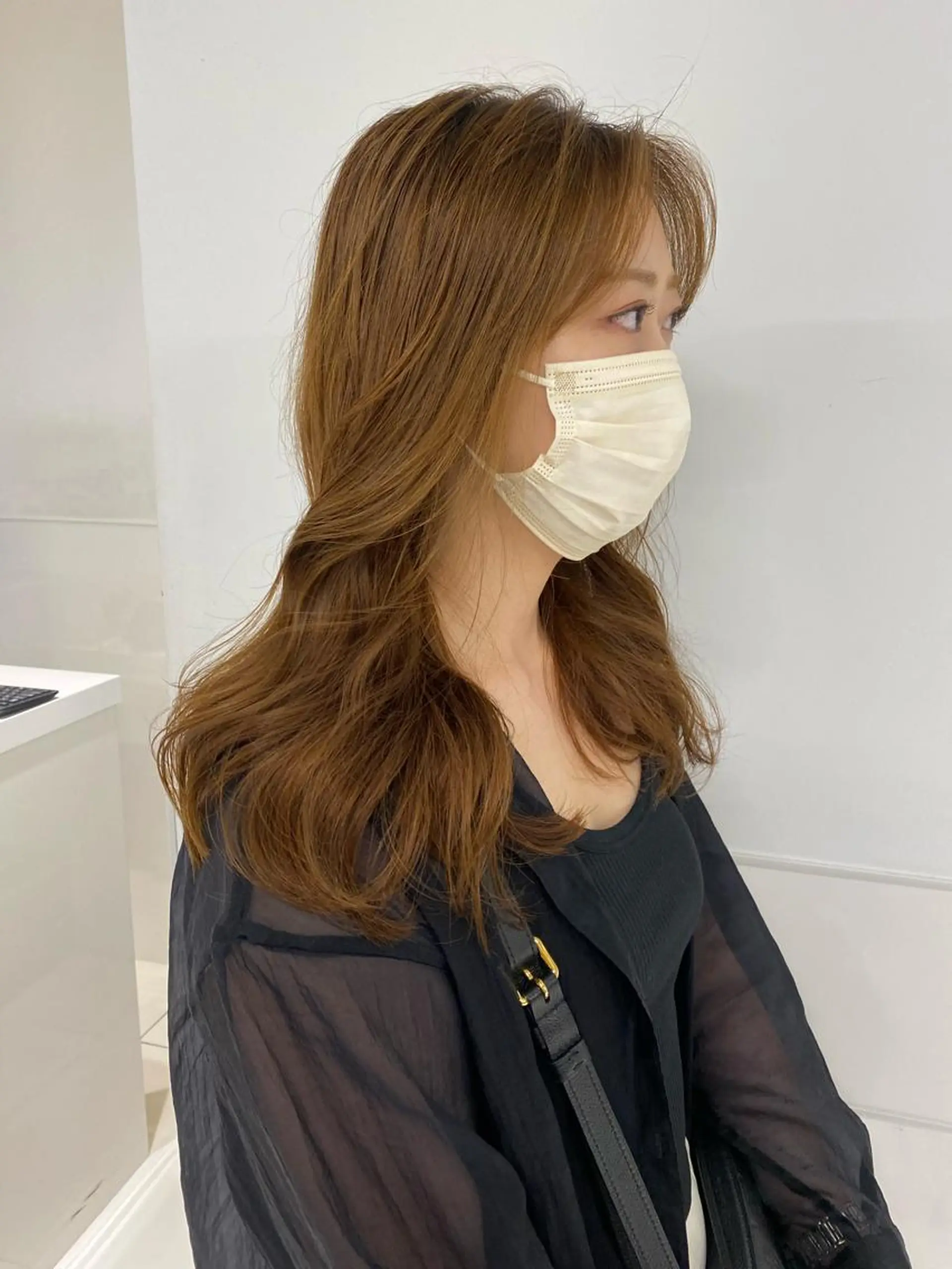 ロング 韓国風ヘア ロング Amelie yunのヘアスタイル