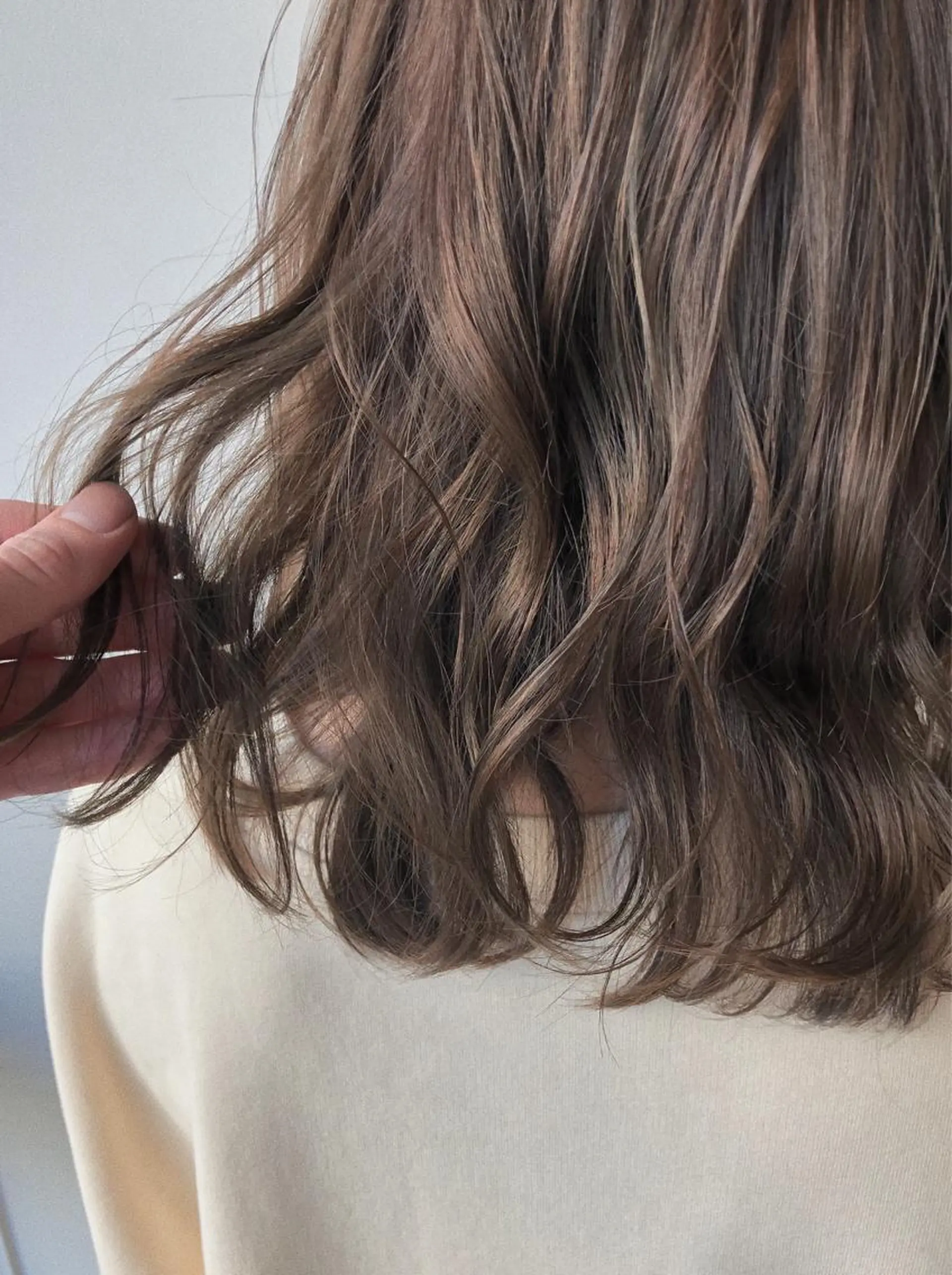 ミディアム カラー 長井 徹行のヘアスタイル