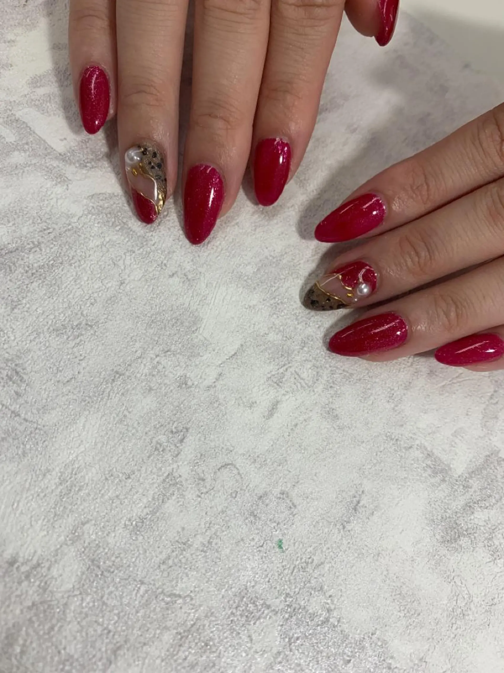 ネイル ボルドー Li aile eye&nailのマツエク・マツパデザイン